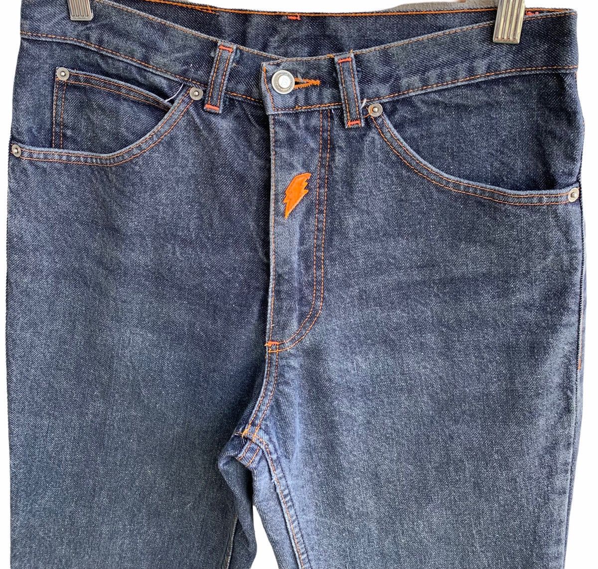 Walter Van Beirendonck W & LT - "Kiss the Future" Lightning Bolt Jeans Size US 30 / EU 46 - 5 Thumbnail