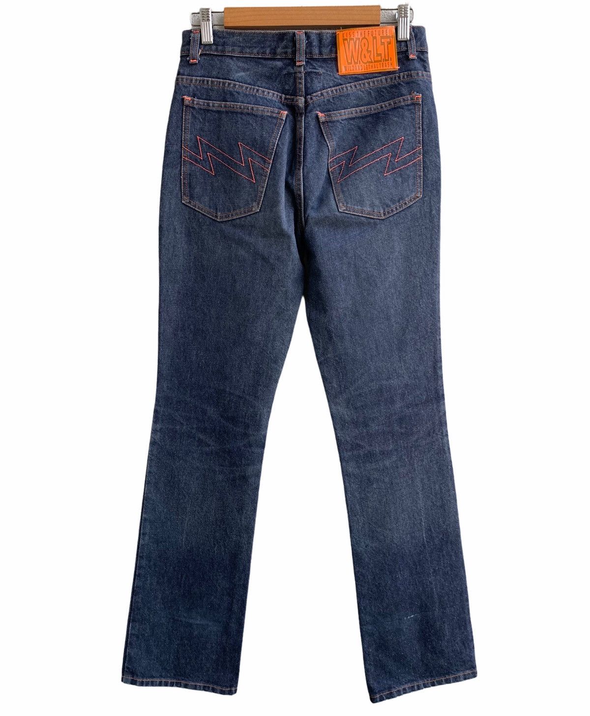 Walter Van Beirendonck W & LT - "Kiss the Future" Lightning Bolt Jeans Size US 30 / EU 46 - 1 Thumbnail