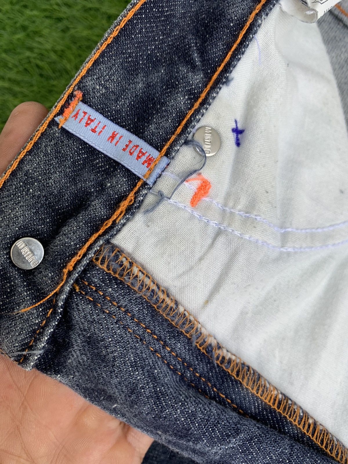 Walter Van Beirendonck W & LT - "Kiss the Future" Lightning Bolt Jeans Size US 30 / EU 46 - 13 Thumbnail