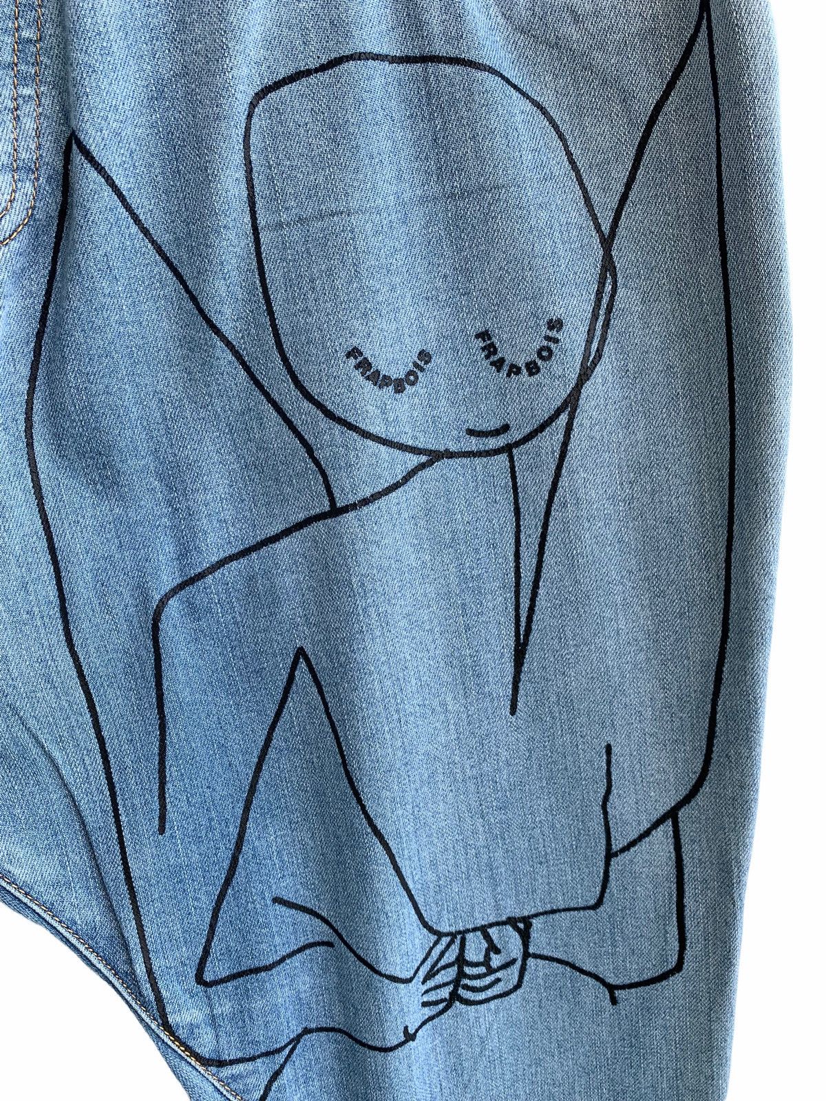 Frapbois Japanese Brand Frapbois X Paul Klee Baggie Jeans Size US 31 - 7 Thumbnail