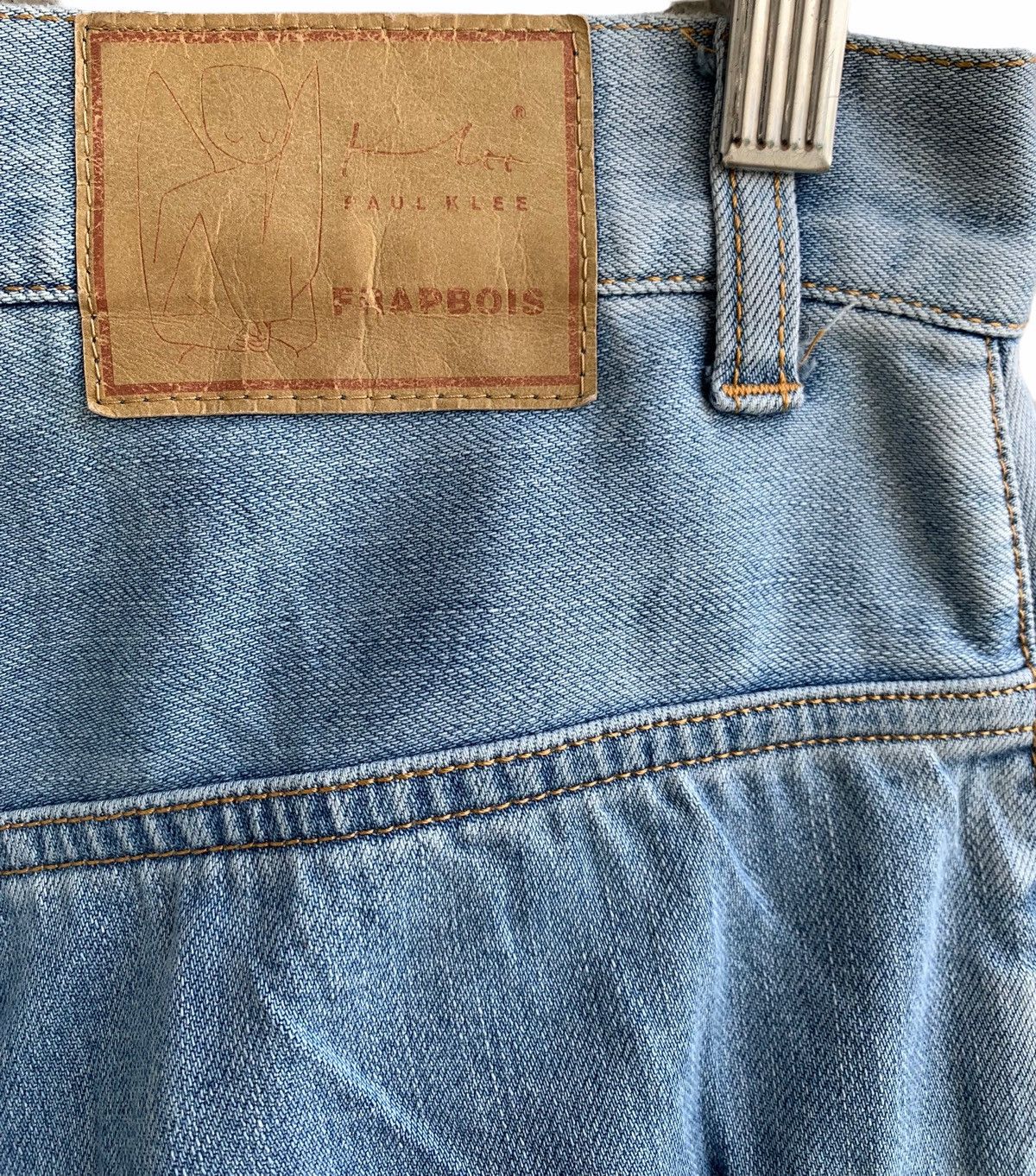 Frapbois Japanese Brand Frapbois X Paul Klee Baggie Jeans Size US 31 - 11 Thumbnail