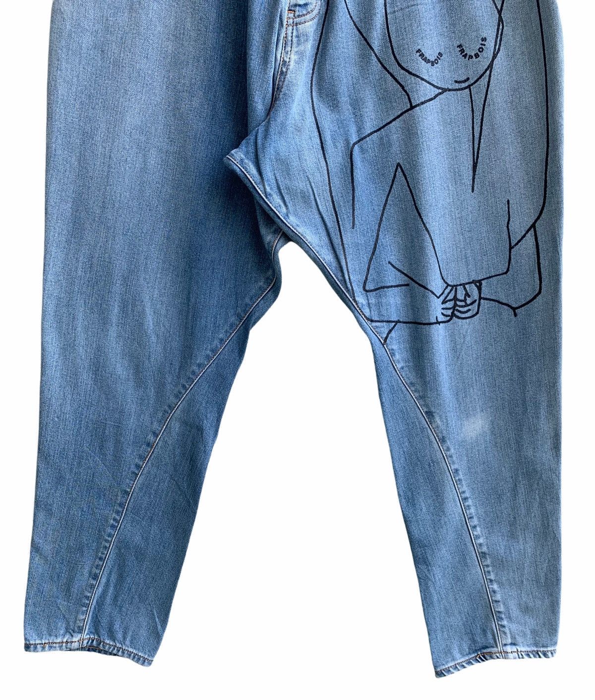 Frapbois Japanese Brand Frapbois X Paul Klee Baggie Jeans Size US 31 - 3 Thumbnail