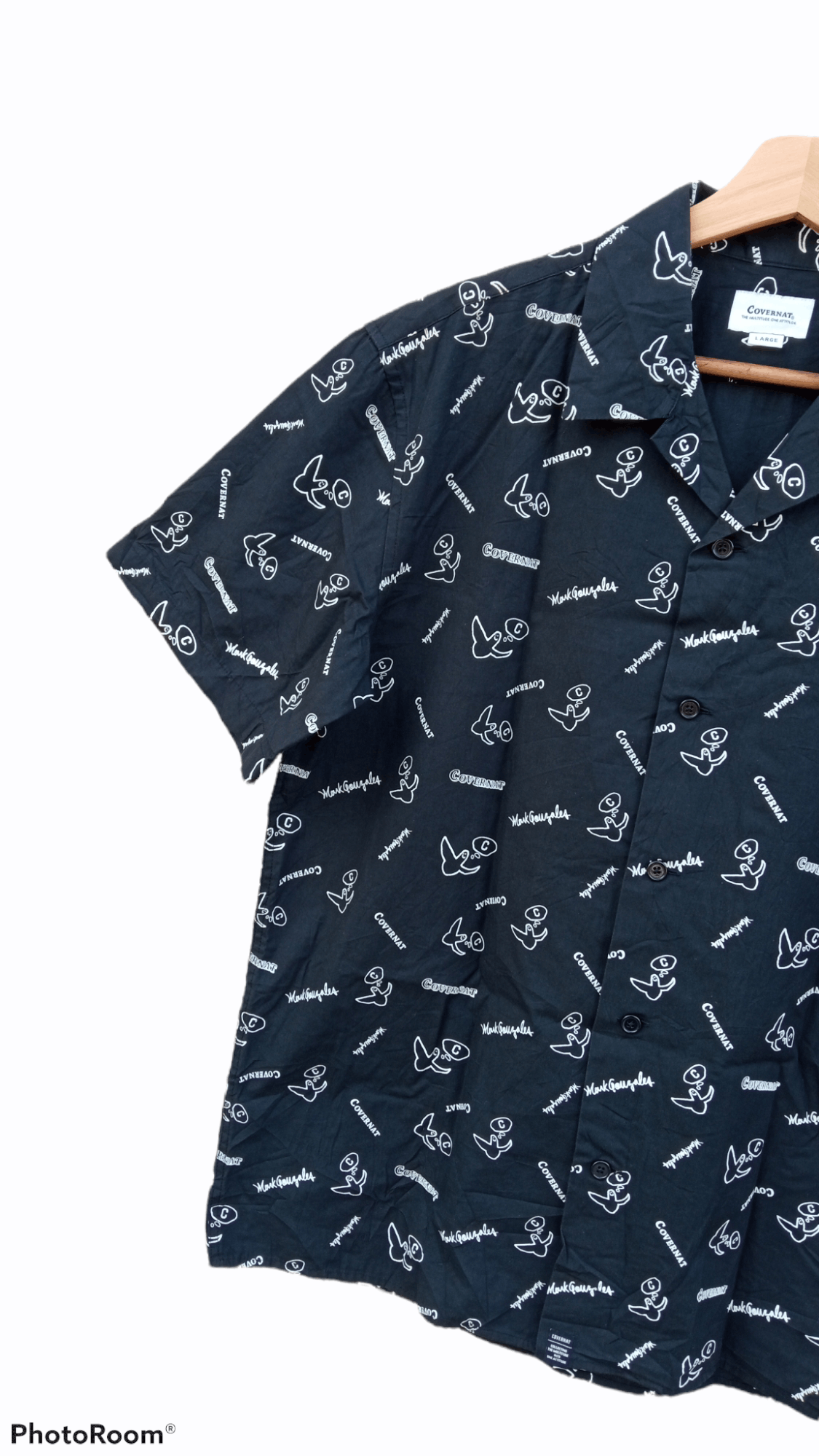 COVERNAT × Japanese Brand 🔥🔥Covernat x Mark Gonzales Full Print Shirt Size US L / EU 52-54 / 3 - 8 Thumbnail