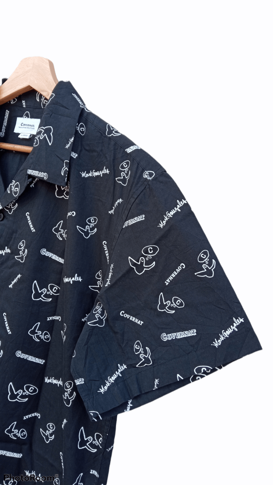 COVERNAT × Japanese Brand 🔥🔥Covernat x Mark Gonzales Full Print Shirt Size US L / EU 52-54 / 3 - 10 Thumbnail