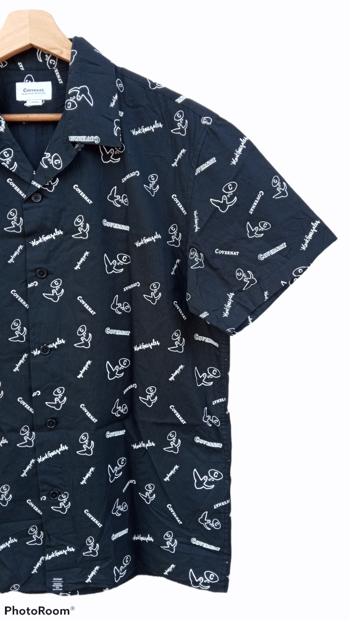 COVERNAT × Japanese Brand 🔥🔥Covernat x Mark Gonzales Full Print Shirt Size US L / EU 52-54 / 3 - 5 Thumbnail