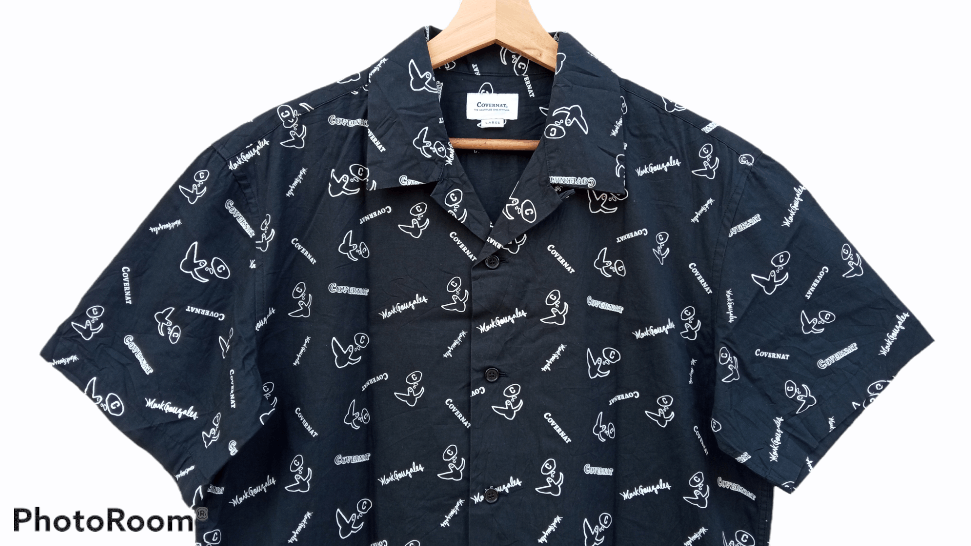 COVERNAT × Japanese Brand 🔥🔥Covernat x Mark Gonzales Full Print Shirt Size US L / EU 52-54 / 3 - 12 Thumbnail