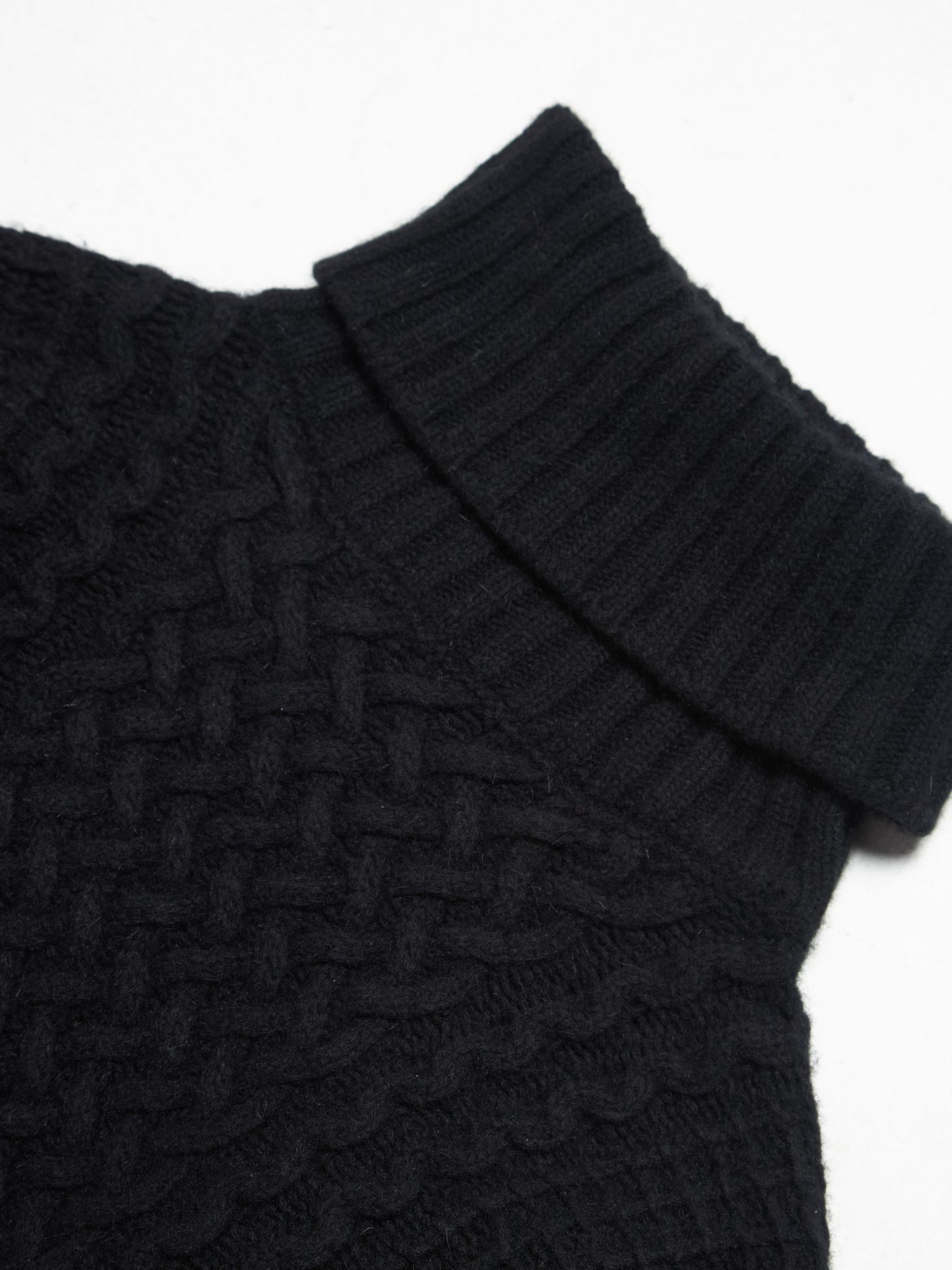 Haider Ackermann Black Blue Stripes Detailed Wool Turtleneck Sweater Size US M / EU 48-50 / 2 - 2 Thumbnail