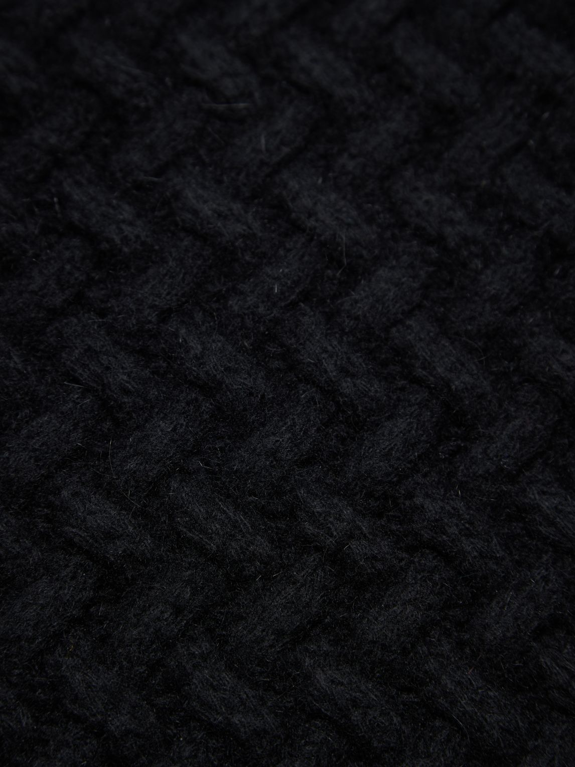 Haider Ackermann Black Blue Stripes Detailed Wool Turtleneck Sweater Size US M / EU 48-50 / 2 - 5 Thumbnail