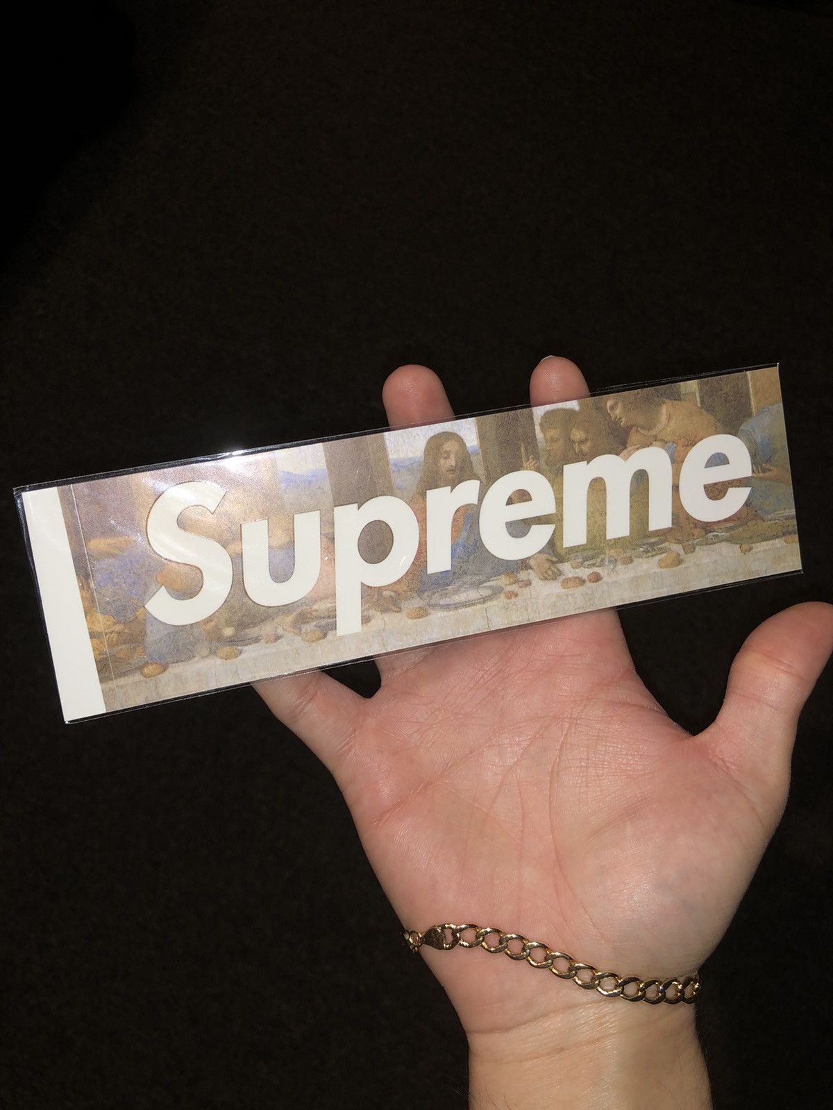 スケートボード Supreme Milan 'Grazie' Box Logo Sticker Sticker