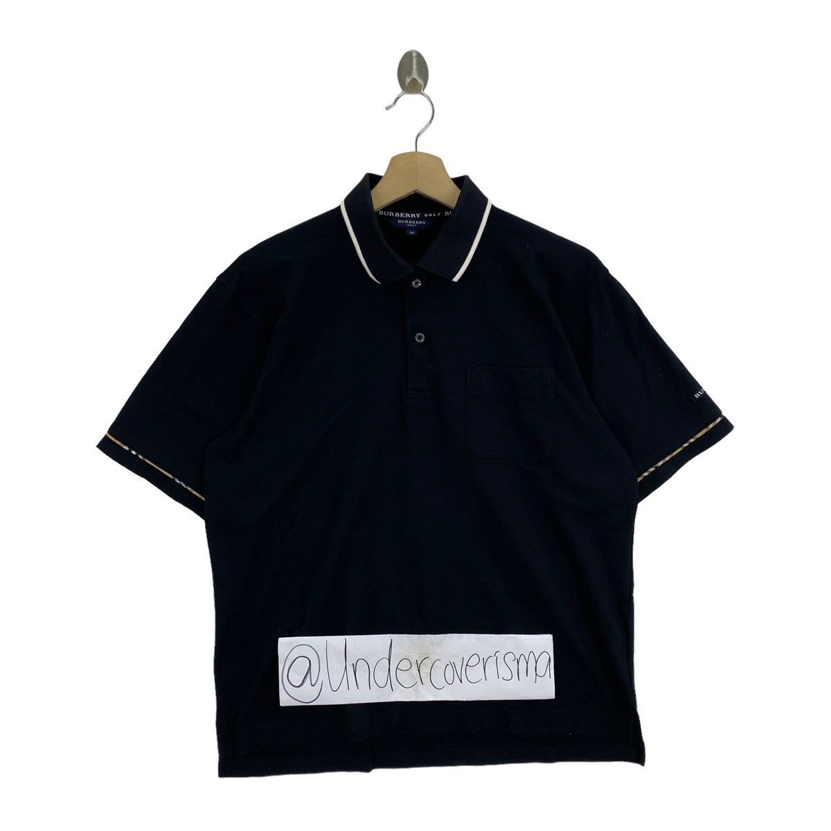 Burberry × Vintage Vintage BURBERRYS GOLF Tartan Small Embroidered Brand On Size US M / EU 48-50 / 2 - 1 Thumbnail