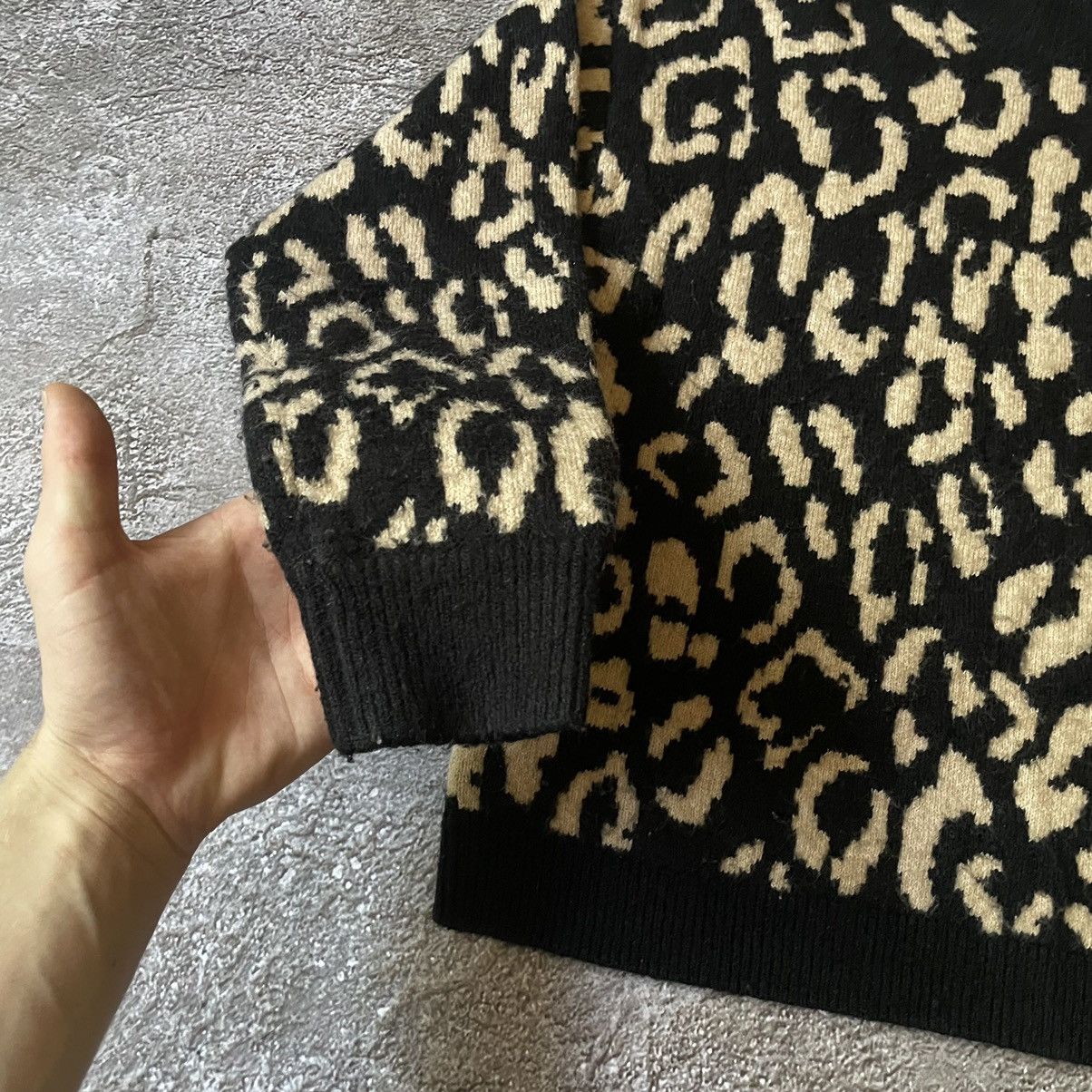 Vintage Vintage Y2K Leopard Print Sweater Knit Oversized Grunge M Size US M / EU 48-50 / 2 - 6 Thumbnail