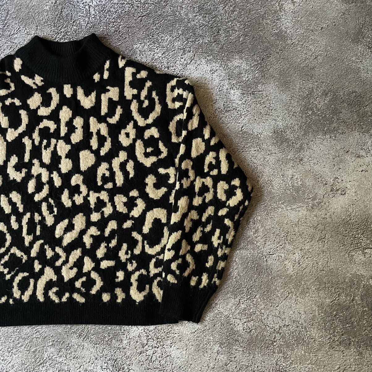 Vintage Vintage Y2K Leopard Print Sweater Knit Oversized Grunge M Size US M / EU 48-50 / 2 - 3 Thumbnail