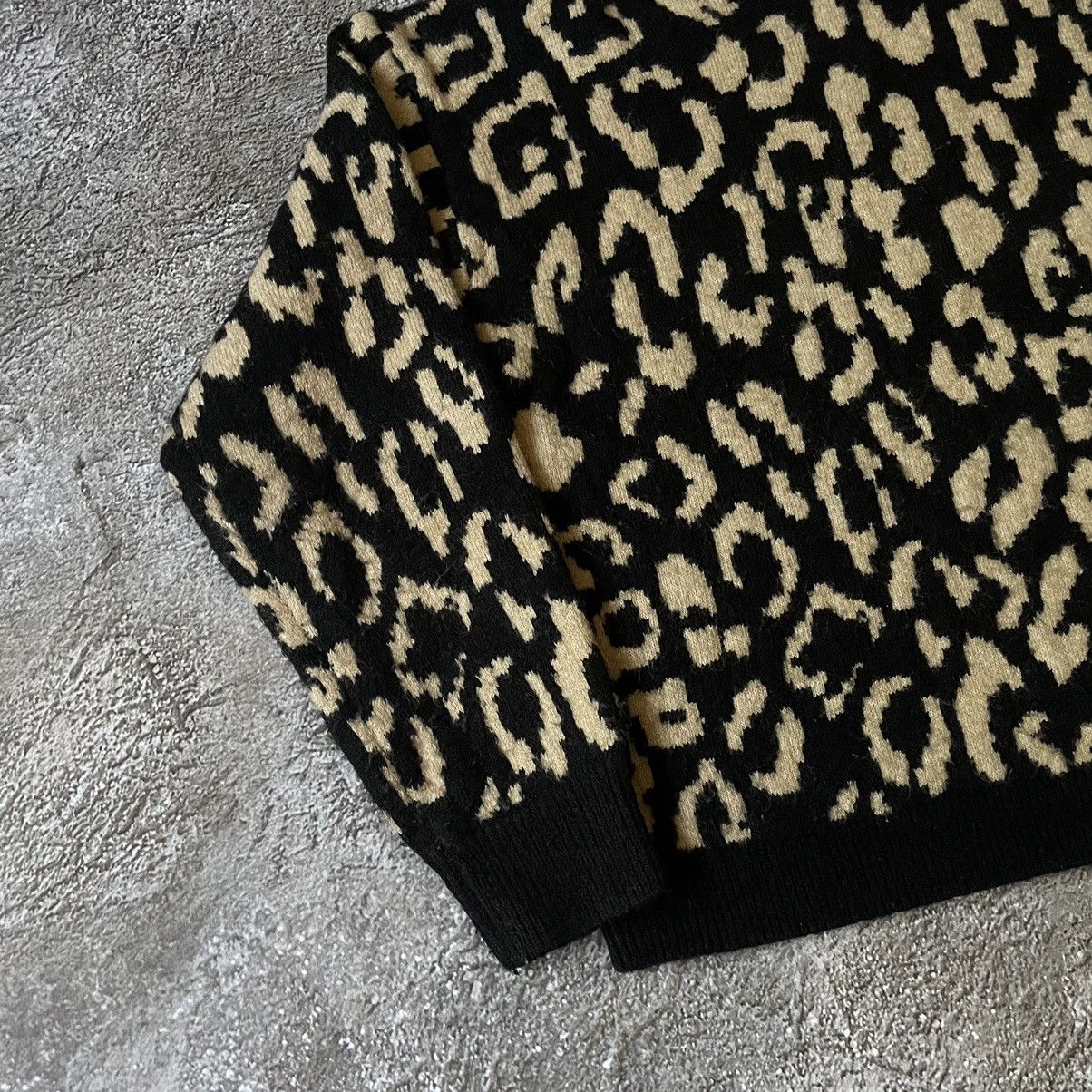 Vintage Vintage Y2K Leopard Print Sweater Knit Oversized Grunge M Size US M / EU 48-50 / 2 - 4 Thumbnail