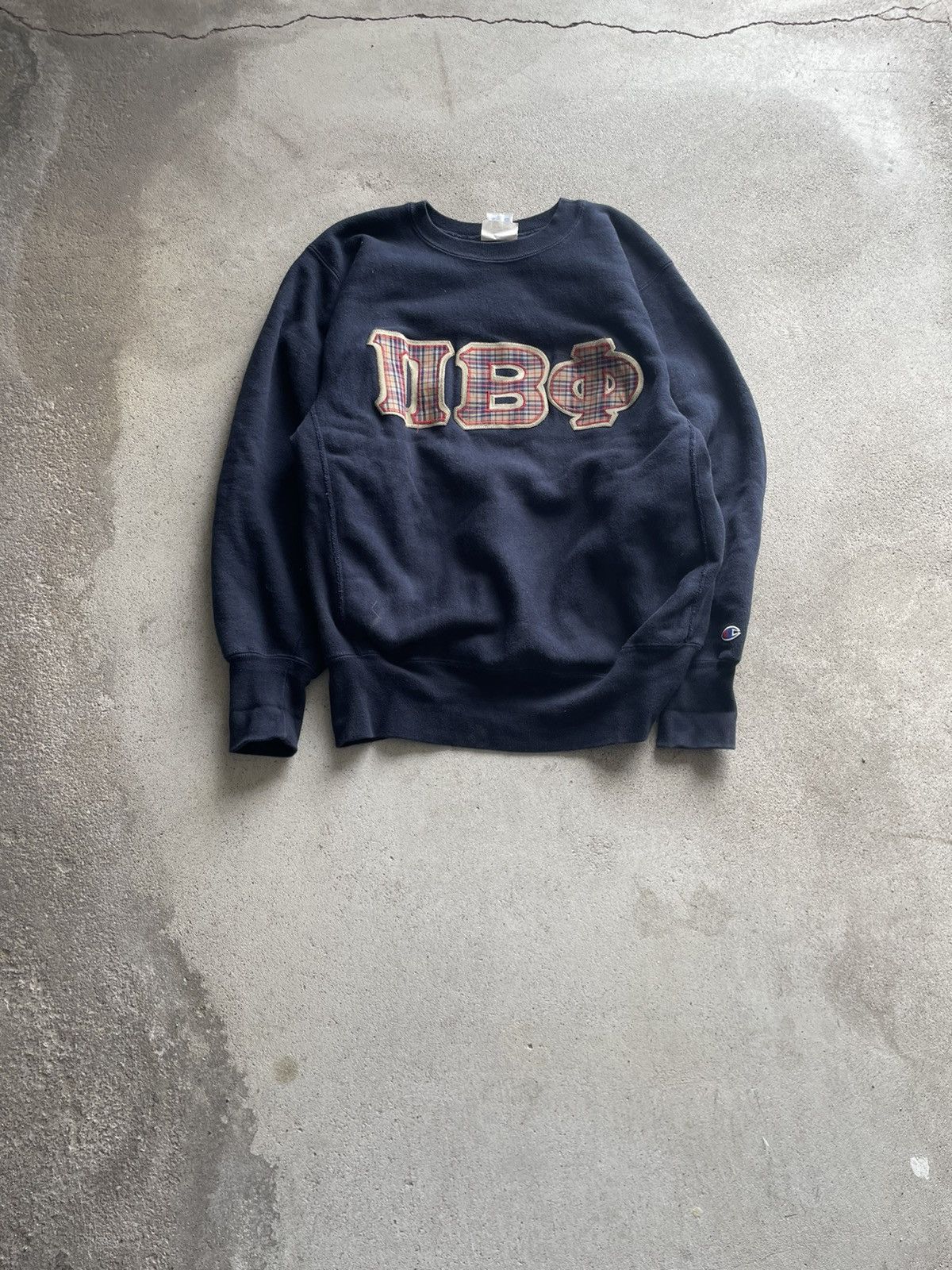 Vintage Champion Pi Beta Phi Reverse Weave crewncek