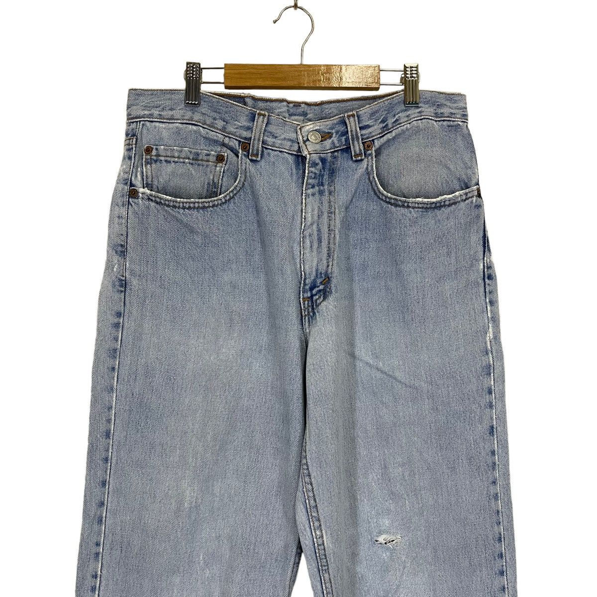 Levi's Vintage 90s Levi's 550 Relaxed Fit Made In Usa Distressed Size US 31 - 3 Thumbnail