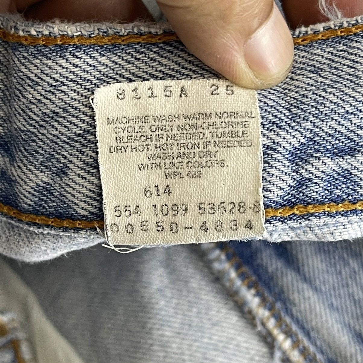 Levi's Vintage 90s Levi's 550 Relaxed Fit Made In Usa Distressed Size US 31 - 16 Thumbnail