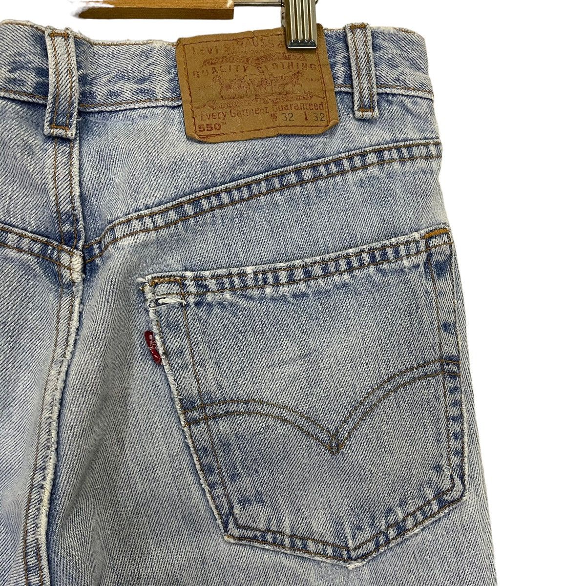 Levi's Vintage 90s Levi's 550 Relaxed Fit Made In Usa Distressed Size US 31 - 10 Thumbnail
