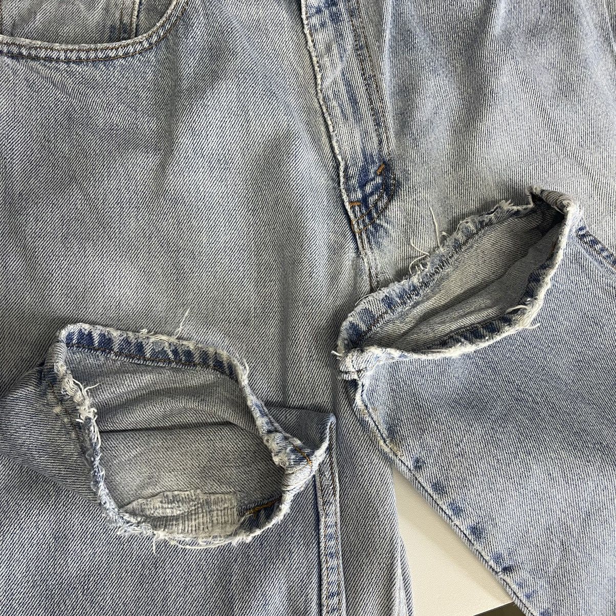 Levi's Vintage 90s Levi's 550 Relaxed Fit Made In Usa Distressed Size US 31 - 14 Thumbnail
