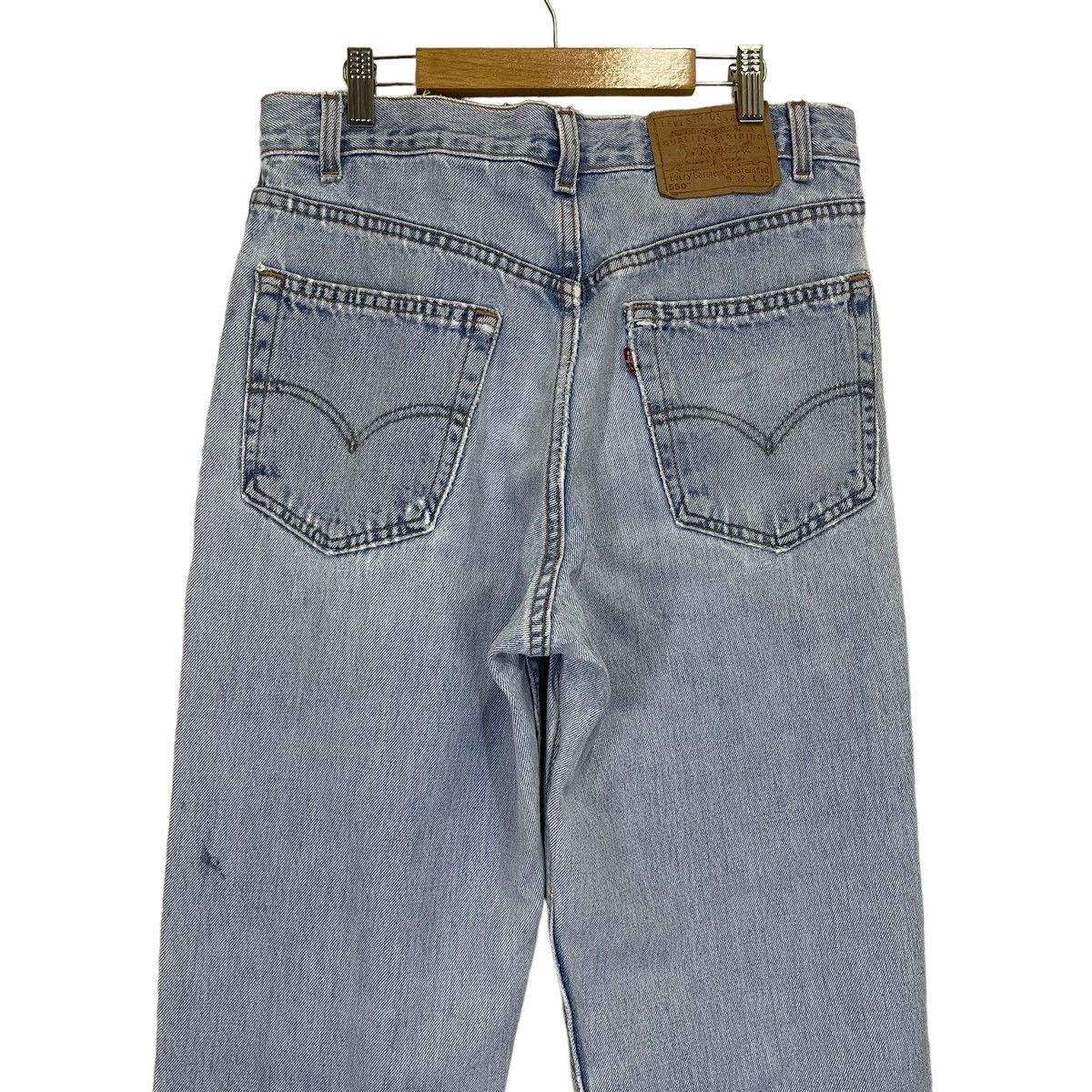 Levi's Vintage 90s Levi's 550 Relaxed Fit Made In Usa Distressed Size US 31 - 9 Thumbnail