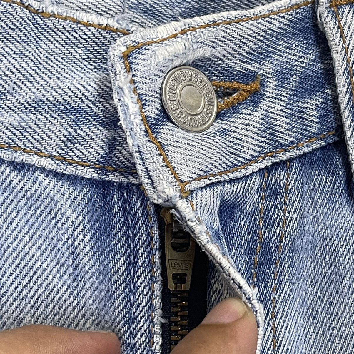 Levi's Vintage 90s Levi's 550 Relaxed Fit Made In Usa Distressed Size US 31 - 4 Thumbnail