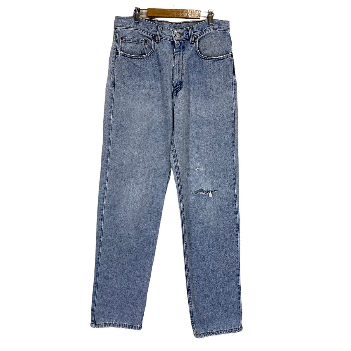 Levi's Vintage 90s Levi's 550 Relaxed Fit Made In Usa Distressed Size US 31 - 2 Thumbnail