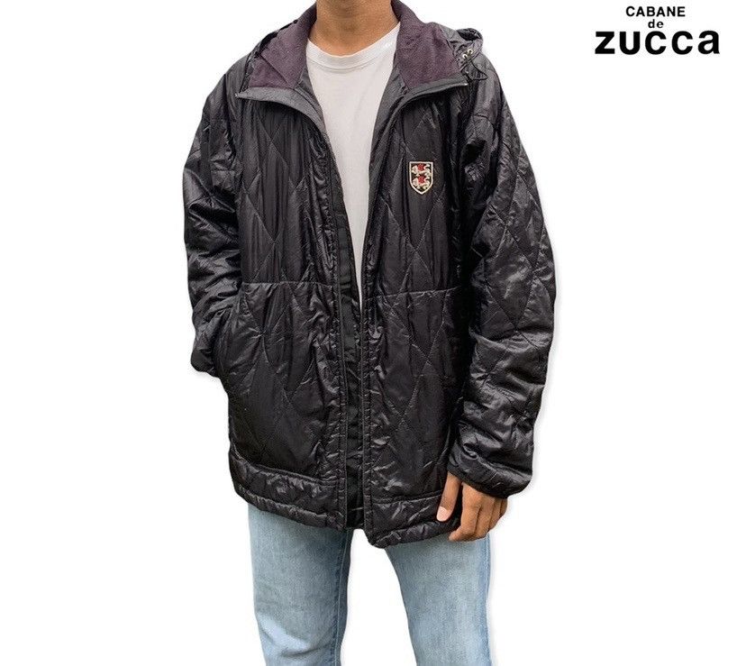 CABANE de ZUCCa 👹Vintage CABANE DE ZUCCA Light Puffer Hooded Jacket Size US L / EU 52-54 / 3 - 3 Thumbnail