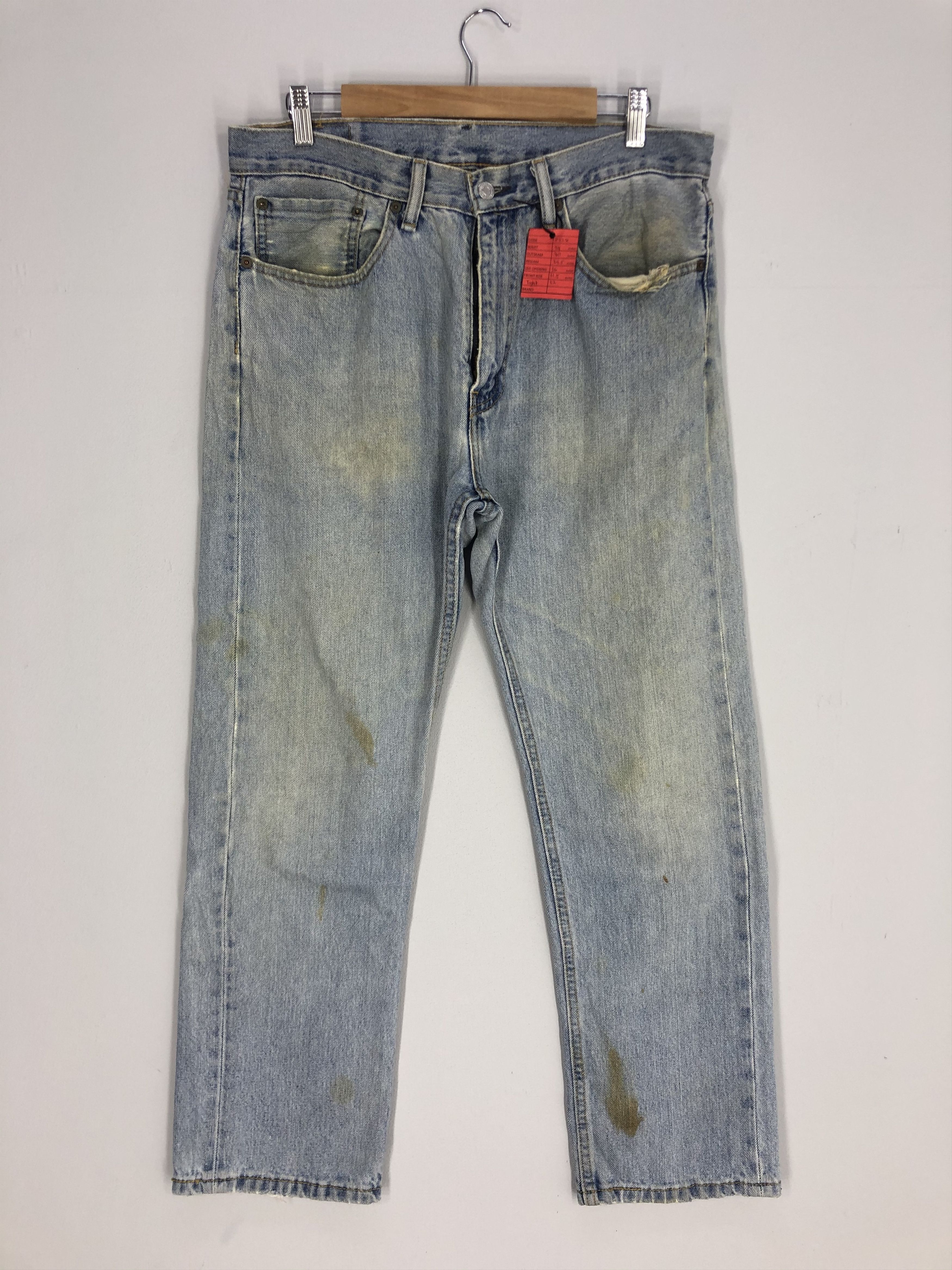 LEVI'S 505 Jeans Stone Wash Jeans Levi's Blue Denim Size 34