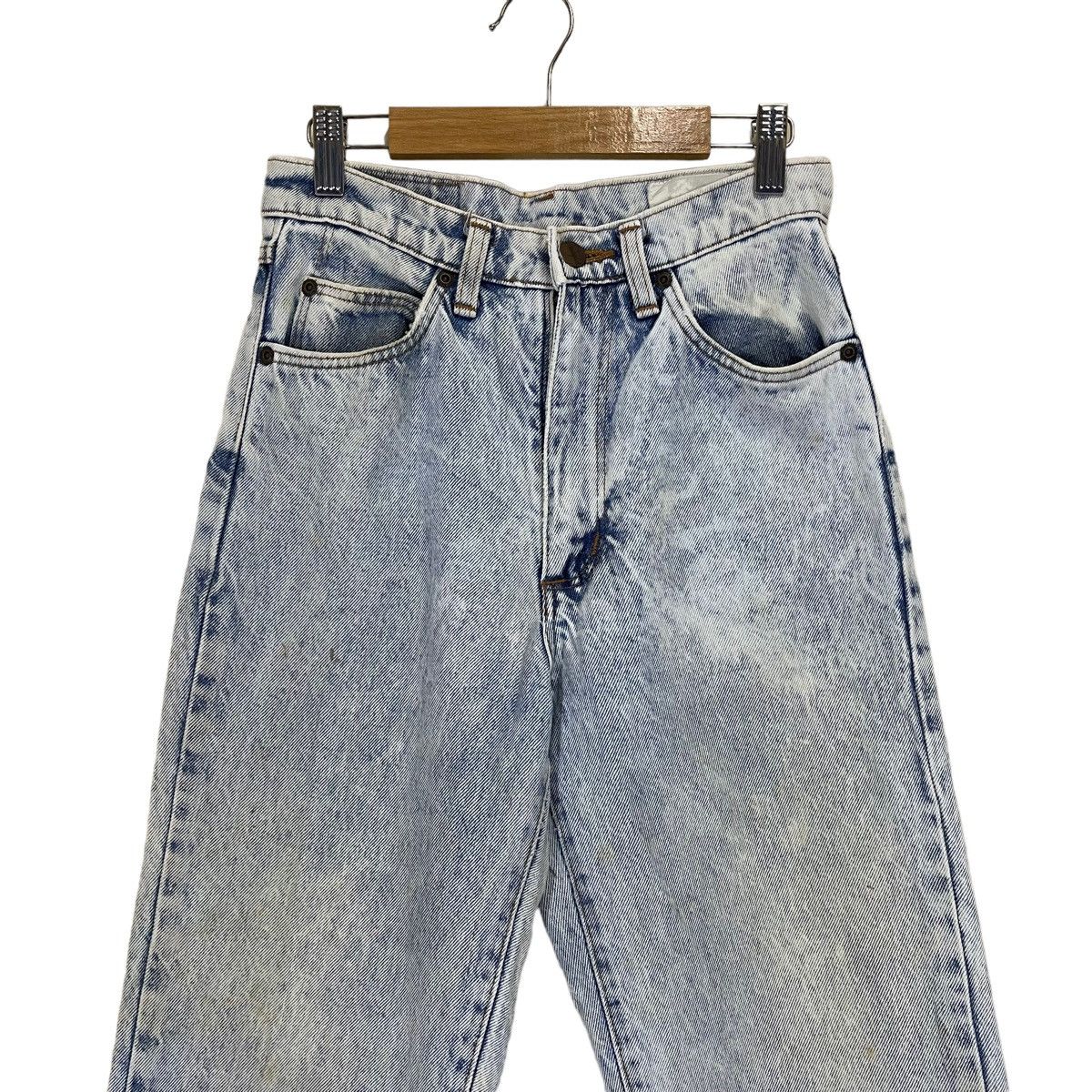 Vintage 25x27 Vtg 90s Wrangler Acid Wash Faded Dirty Denim Jeans Size US 26 / EU 42 - 3 Thumbnail