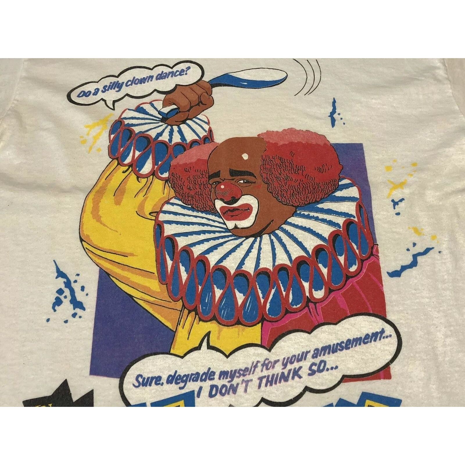 Vintage Rare Vintage In Living Color 1990 Homey the Clown T-Shirt Si Size US M / EU 48-50 / 2 - 4 Thumbnail
