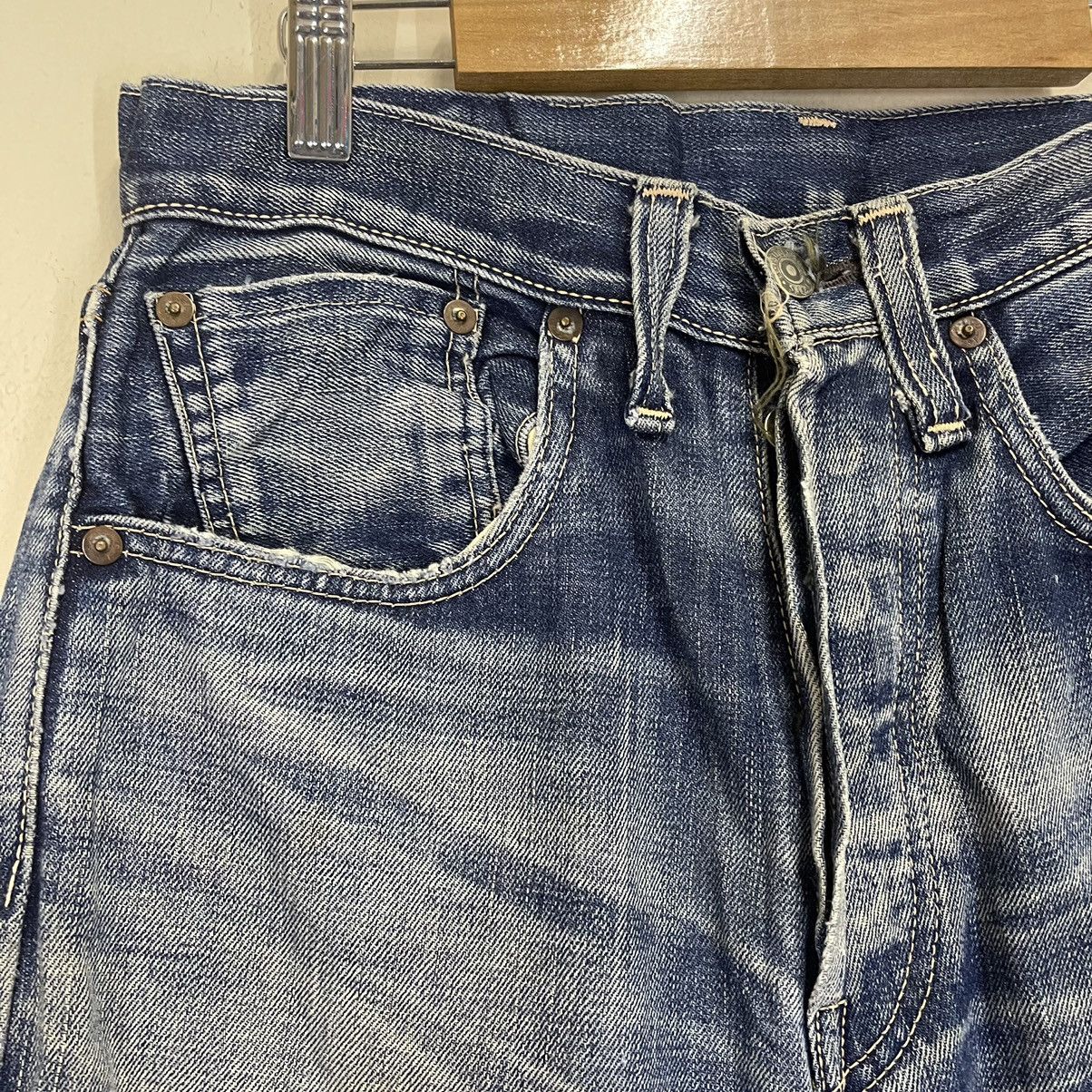 Levi's 29x31 90s Levis 501 Big E Japan Selvedge Denim Faded Blue Size US 29 - 6 Thumbnail