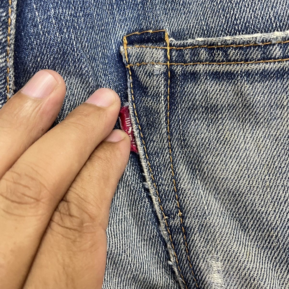 Levi's 29x31 90s Levis 501 Big E Japan Selvedge Denim Faded Blue Size US 29 - 16 Thumbnail