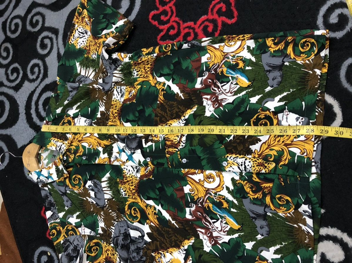 Japanese Brand Vintage Full Print Safari Tiger Motive Shirt Size US L / EU 52-54 / 3 - 8 Thumbnail