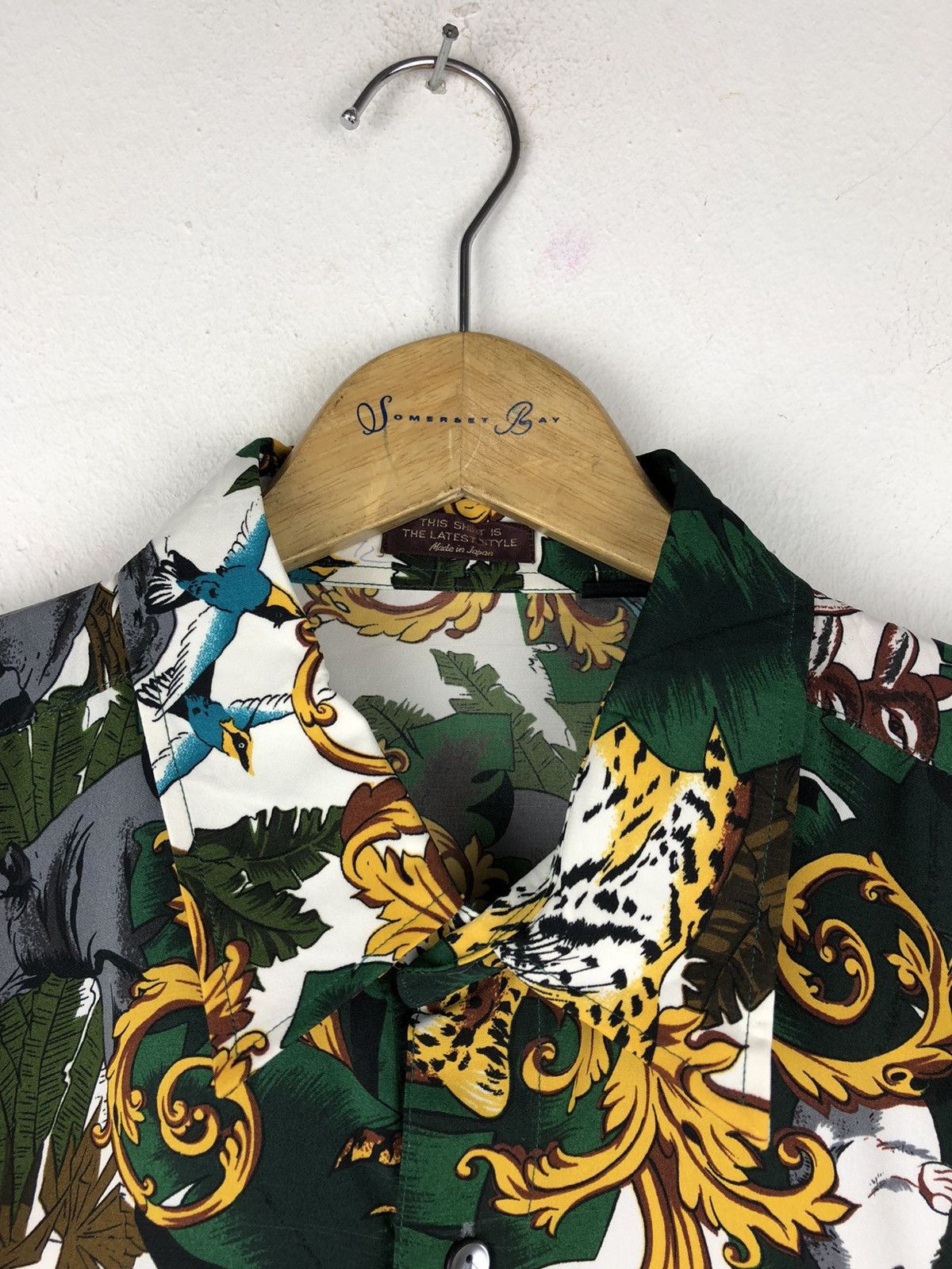 Japanese Brand Vintage Full Print Safari Tiger Motive Shirt Size US L / EU 52-54 / 3 - 3 Thumbnail