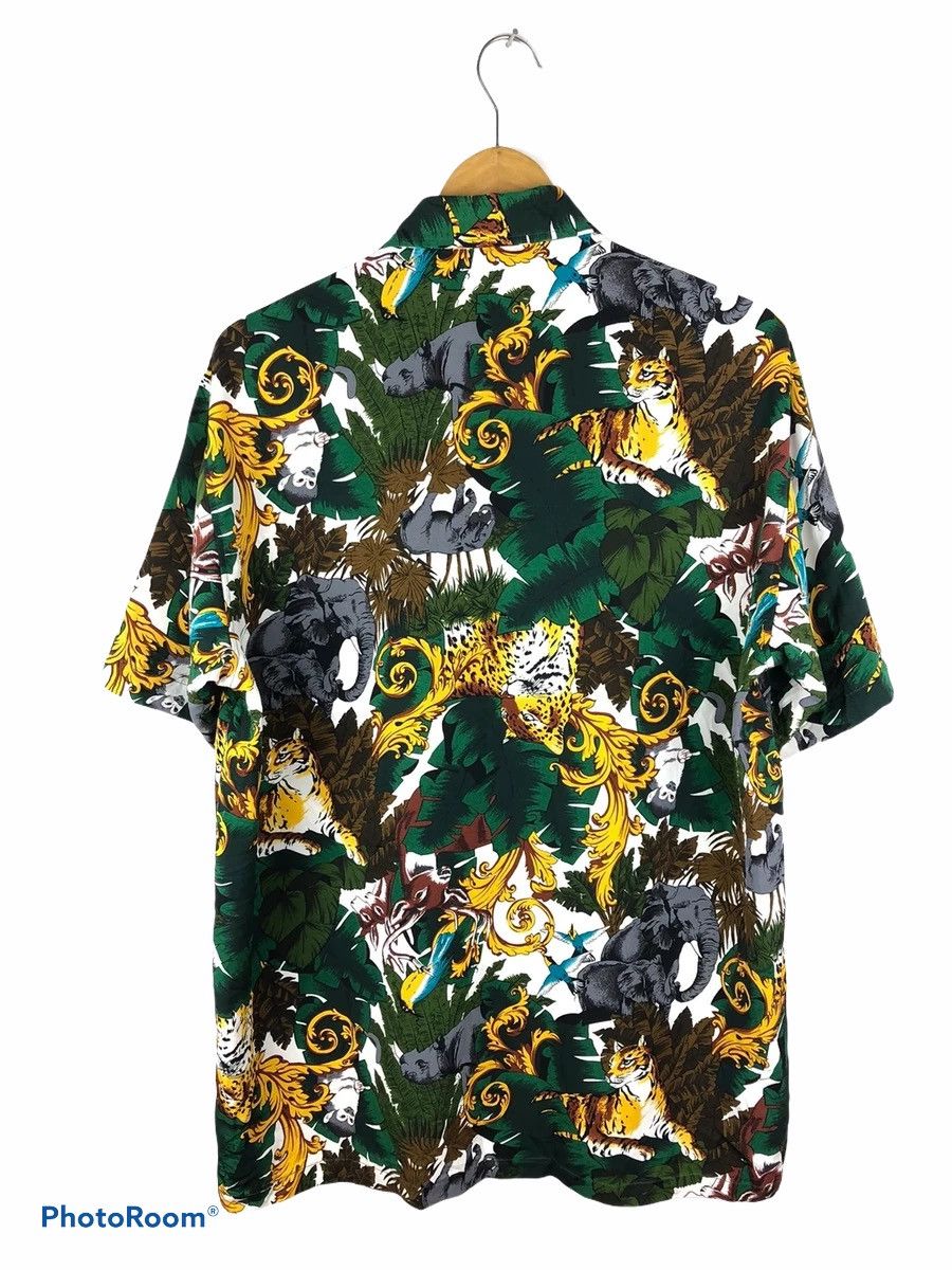Japanese Brand Vintage Full Print Safari Tiger Motive Shirt Size US L / EU 52-54 / 3 - 2 Thumbnail