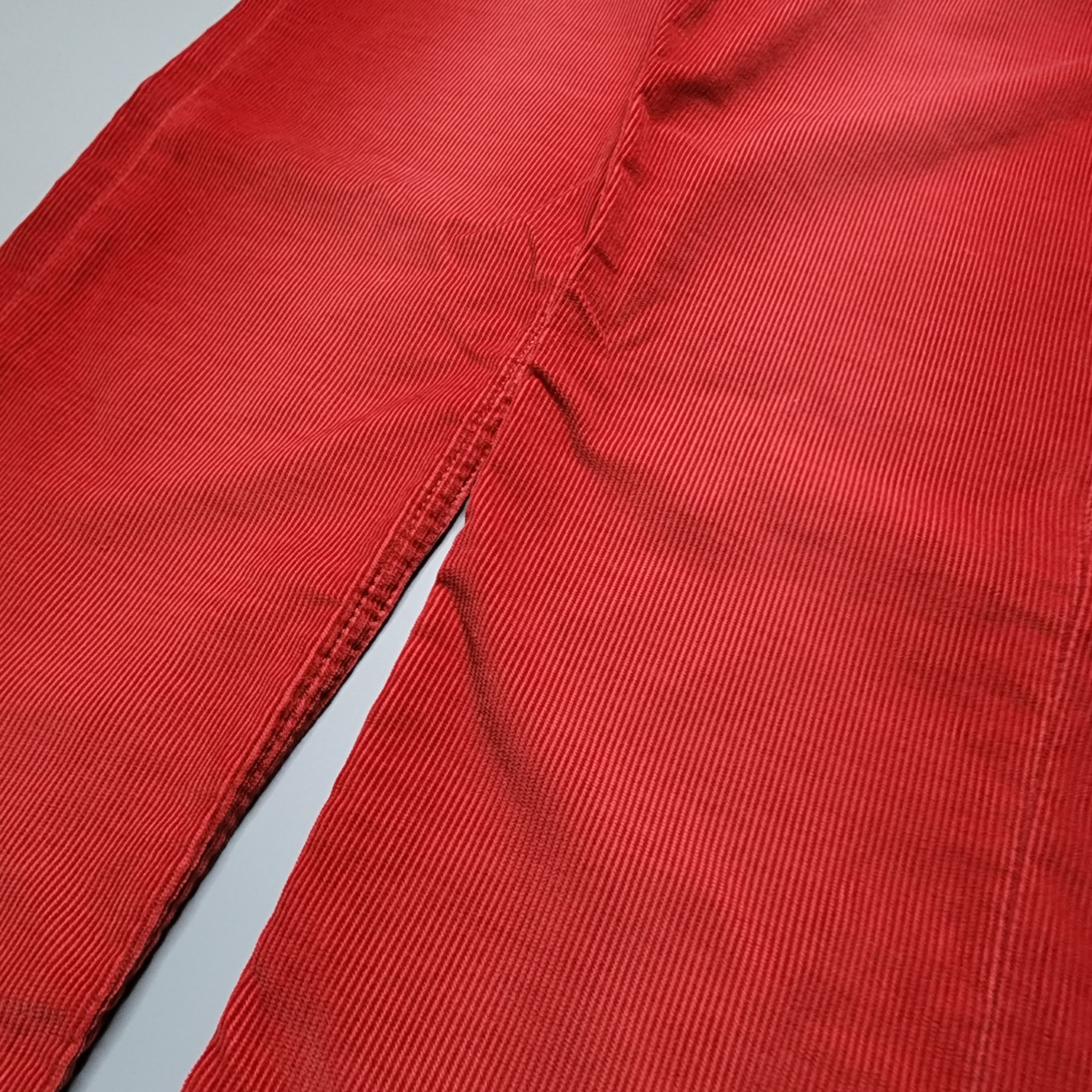 Maison Margiela Maison Margiela - AW13 Red Corduroy Pants Size US 30 / EU 46 - 3 Thumbnail