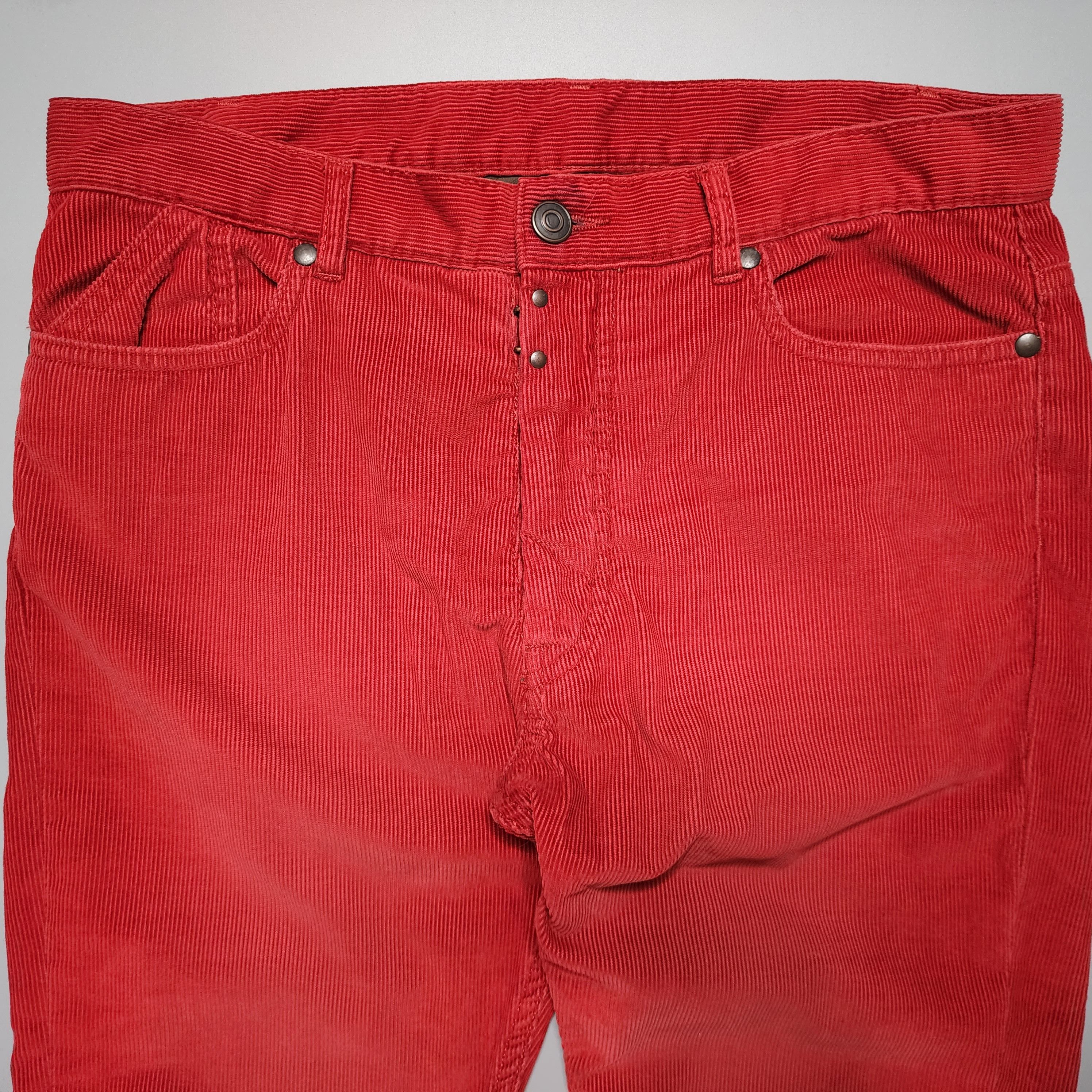 Maison Margiela Maison Margiela - AW13 Red Corduroy Pants Size US 30 / EU 46 - 4 Thumbnail
