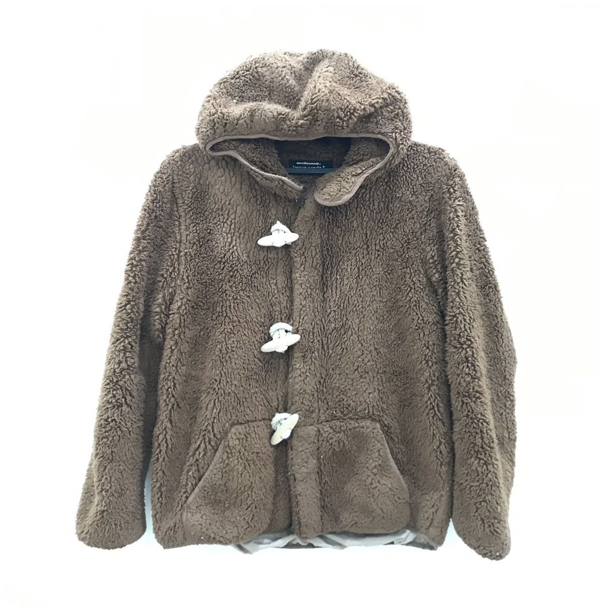 image of Issey Miyake Mercibeaucoup Jevous Enprie Fleece Fluffy in Brown, Men's (Size Large)