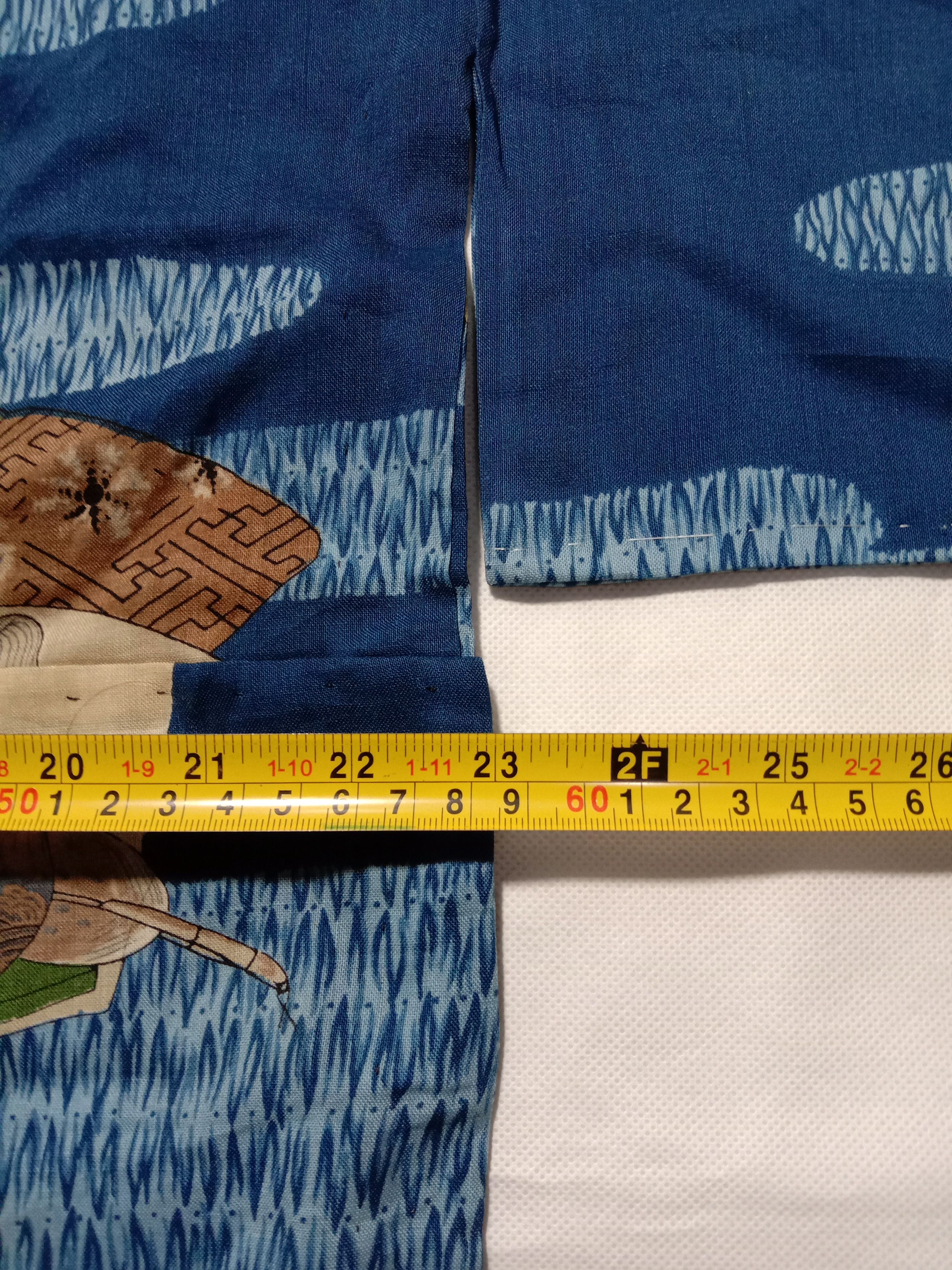 Japanese Brand Vintage Kimono Japanese Fan Art All Over Printed Haori Size XL / US 12-14 / IT 48-50 - 8 Thumbnail
