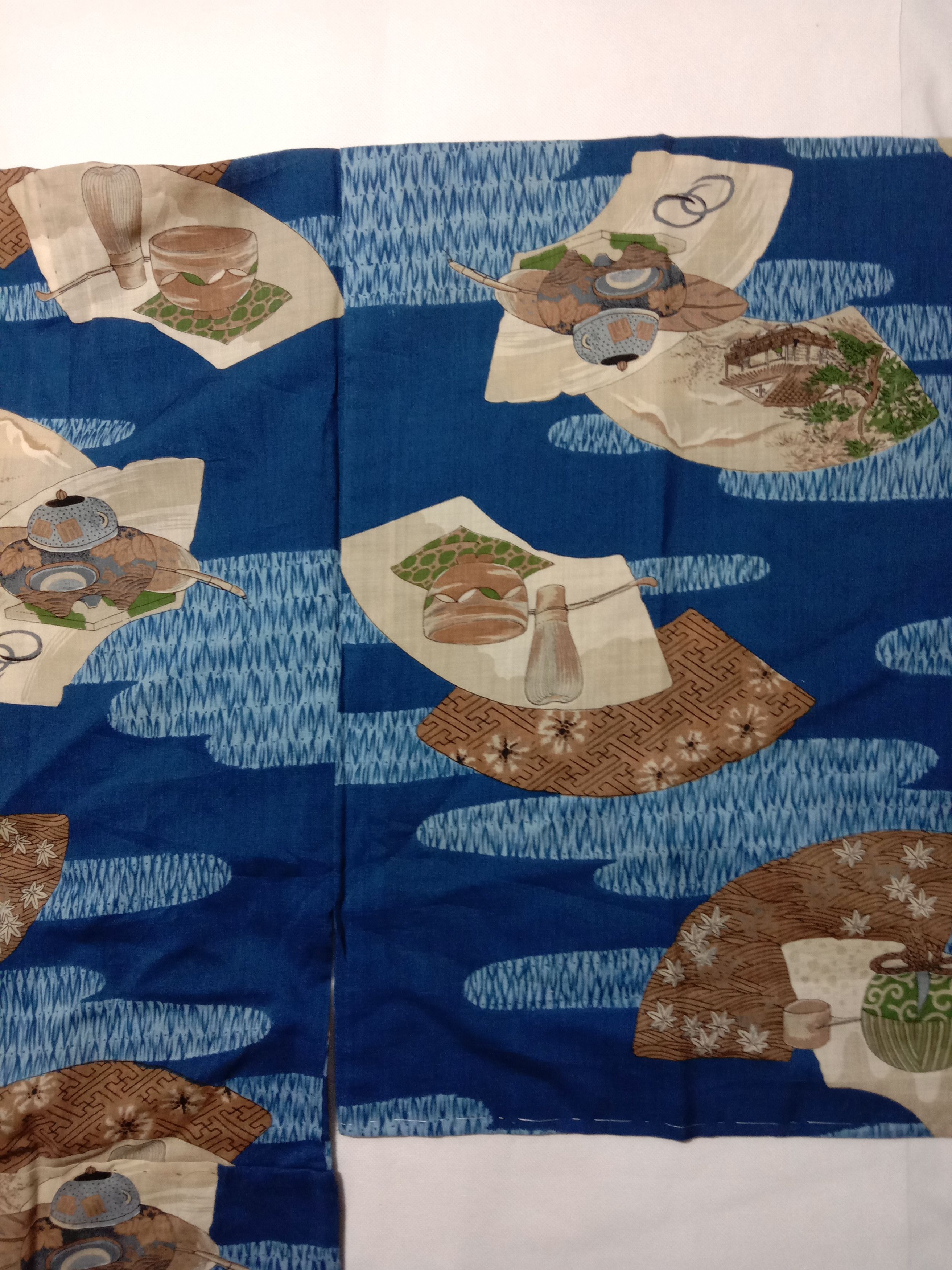 Japanese Brand Vintage Kimono Japanese Fan Art All Over Printed Haori Size XL / US 12-14 / IT 48-50 - 5 Thumbnail