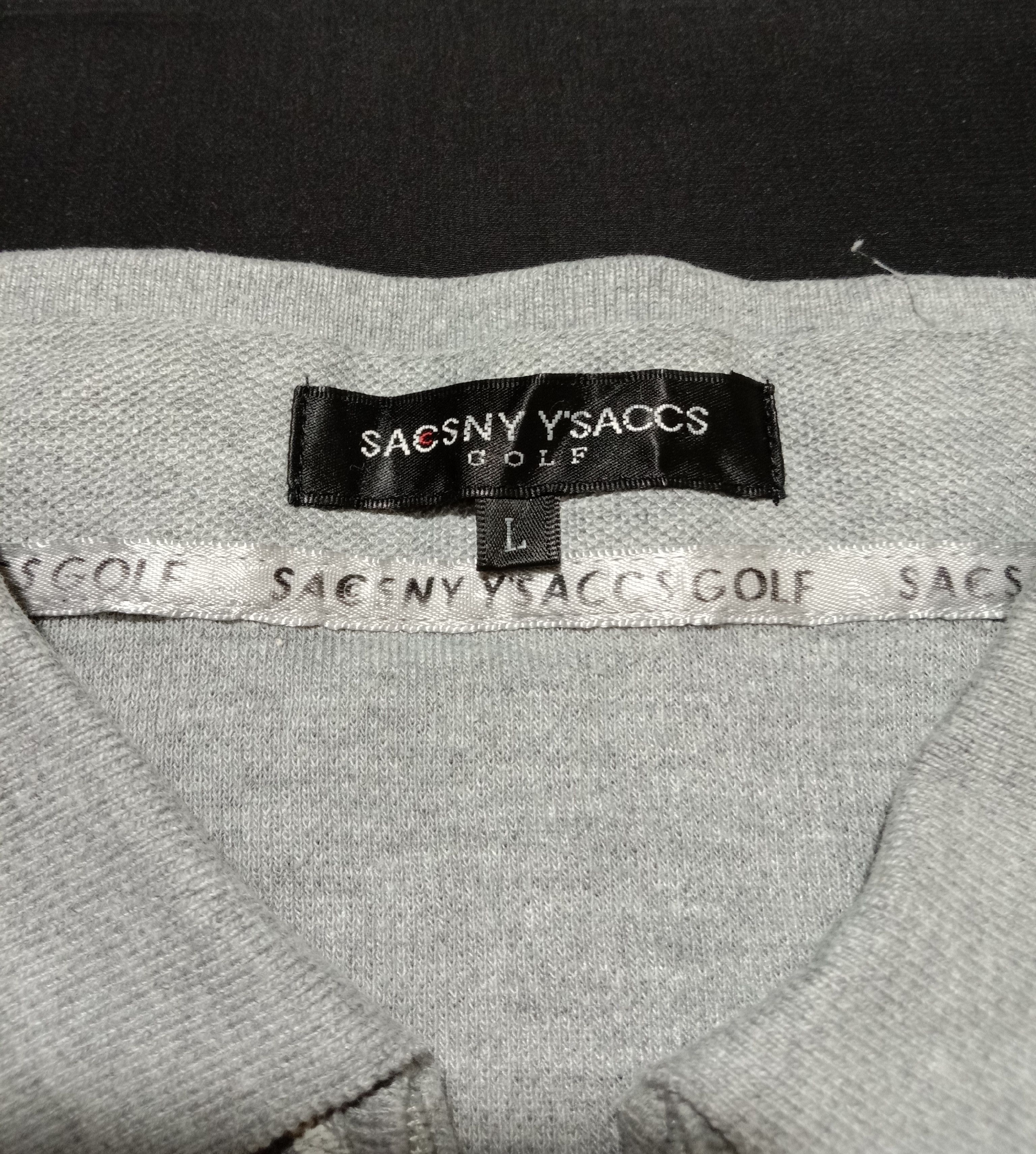 Yohji Yamamoto Sacsny Y’sacs Golf Half Zipper Polo Shirt Embroidery Logo Size US M / EU 48-50 / 2 - 2 Thumbnail