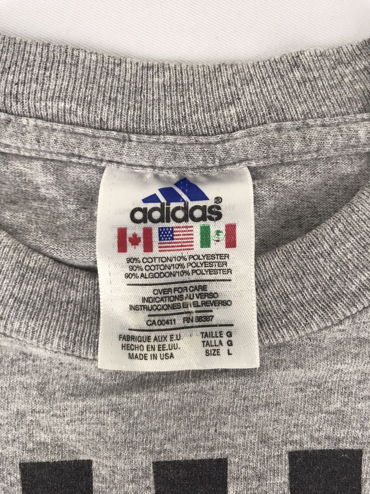 Adidas Vintage 90s Adidas Equipment Spell Out Logo Tee T-shirt Size M / US 6-8 / IT 42-44 - 5 Thumbnail