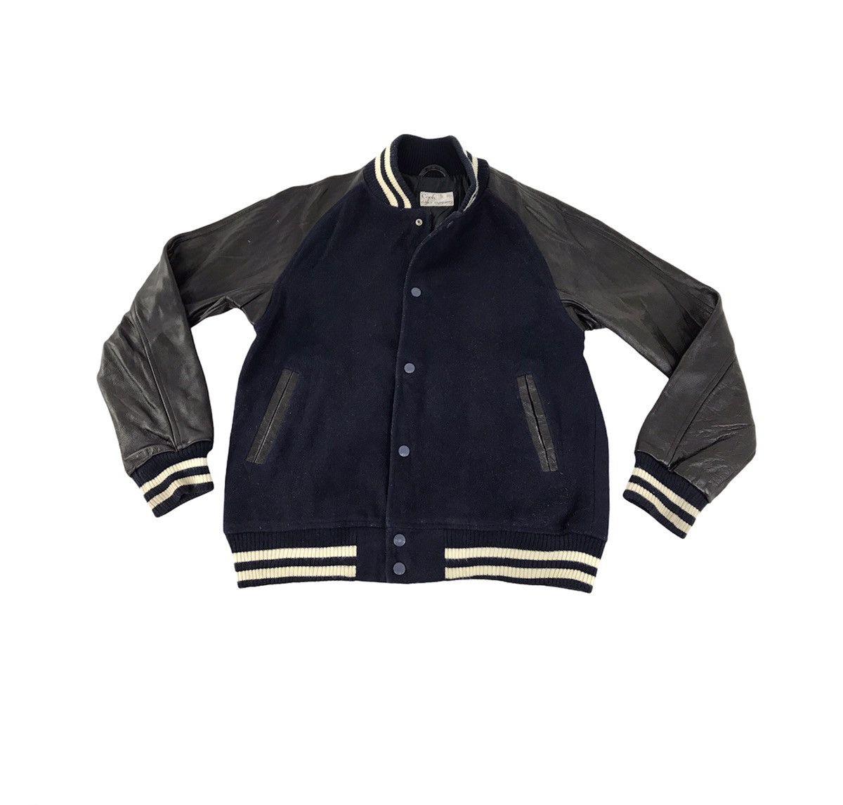 image of Coen Tokyo Varsity Jacket Sportswear in Black, Men's (Size Medium)