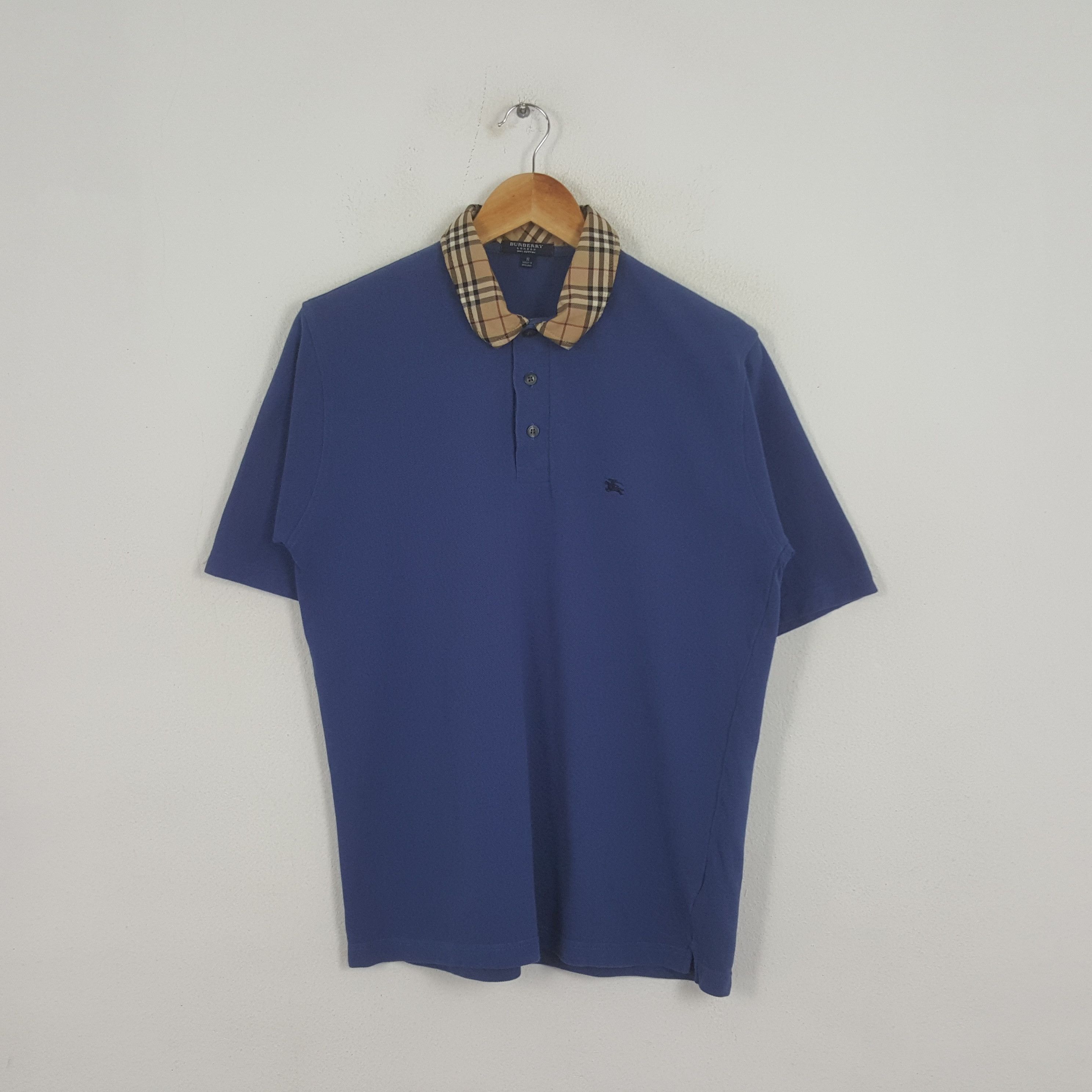 Vintage Burberry London Nova Check Polos