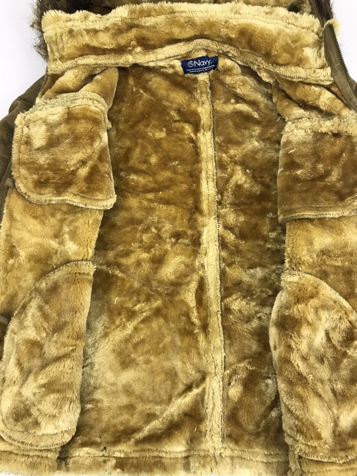 Japanese Brand Navy Wool Style Sherpa Jacket Military Style Unisex Size US S / EU 44-46 / 1 - 3 Thumbnail