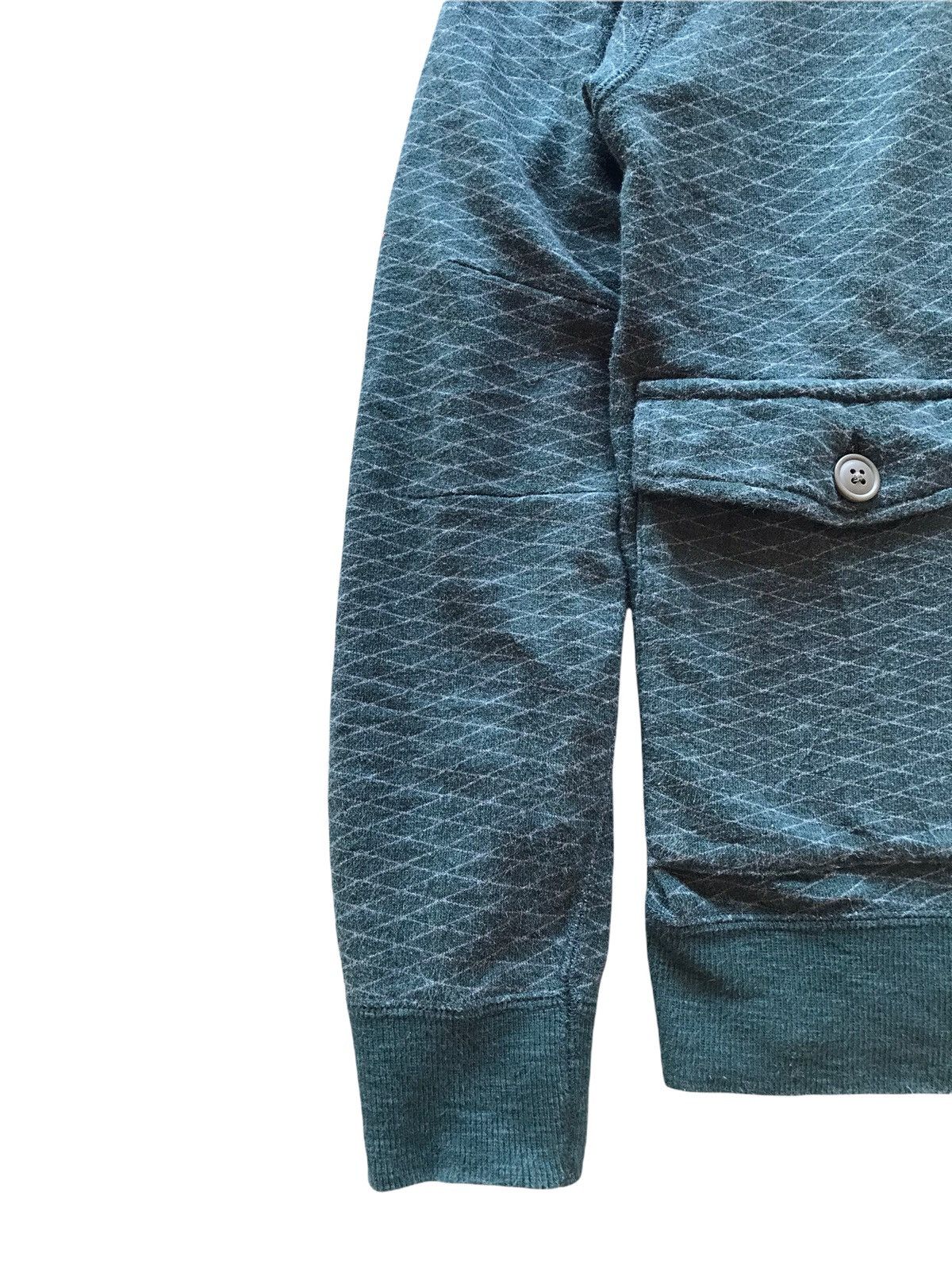 Undercover × Uniqlo Undercover X Uniqlo Green Diamond Zip Up Sweatshirt Hoodie Size US S / EU 44-46 / 1 - 2 Thumbnail