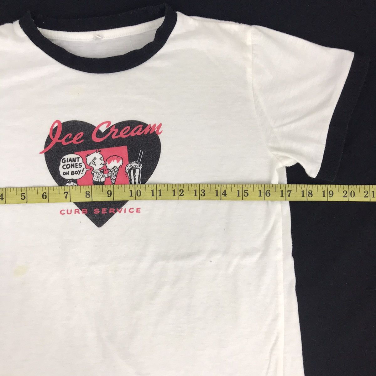 Japanese Brand Vintage Ice Cream Curb Service Promo Cartoon Screen Size S / US 4 / IT 40 - 4 Thumbnail