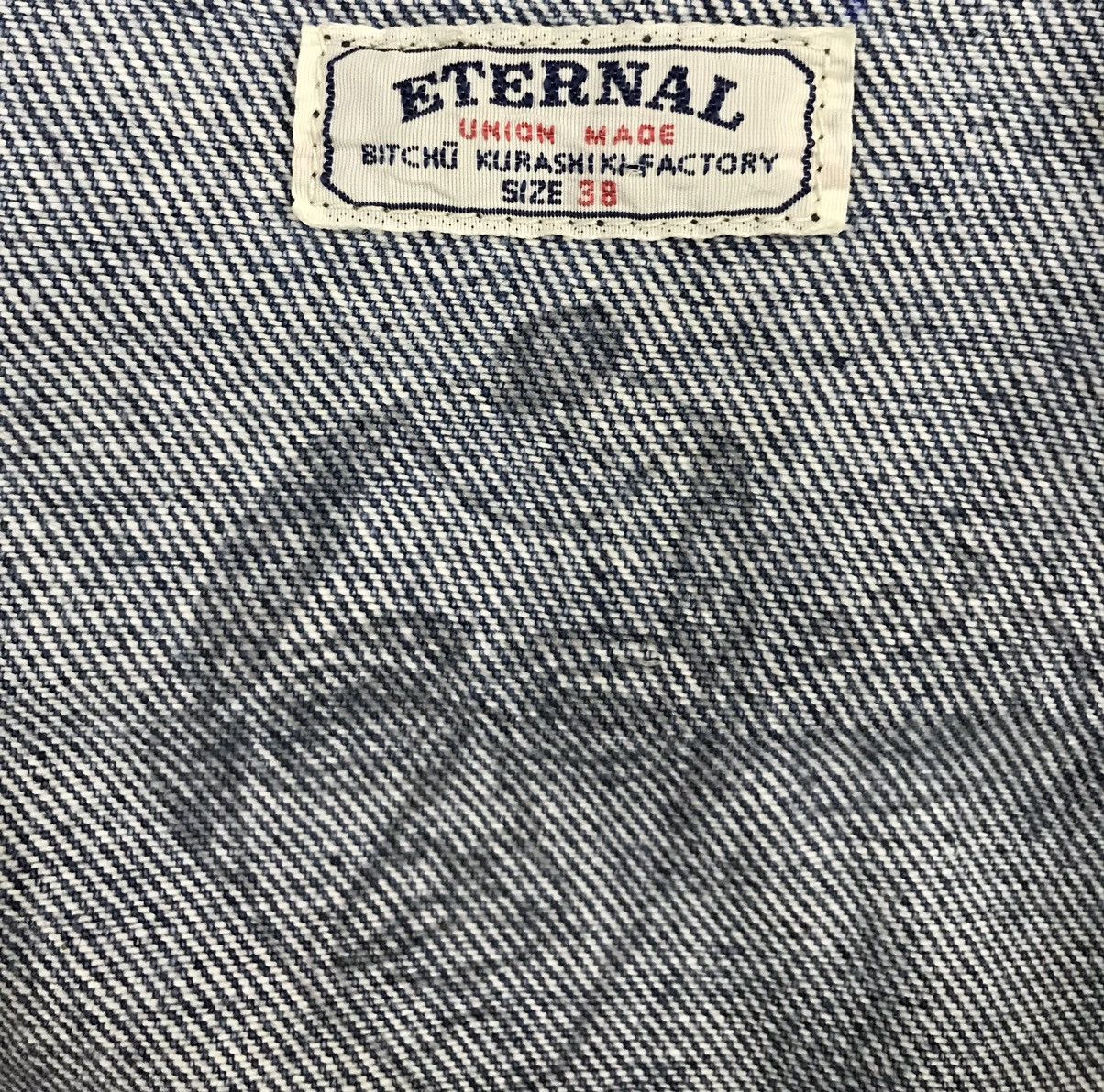 Eternal ETERNAL UNION MADE BITCHU KURASHI KI- FACTORY OVERALL Size US 37 - 19 Thumbnail