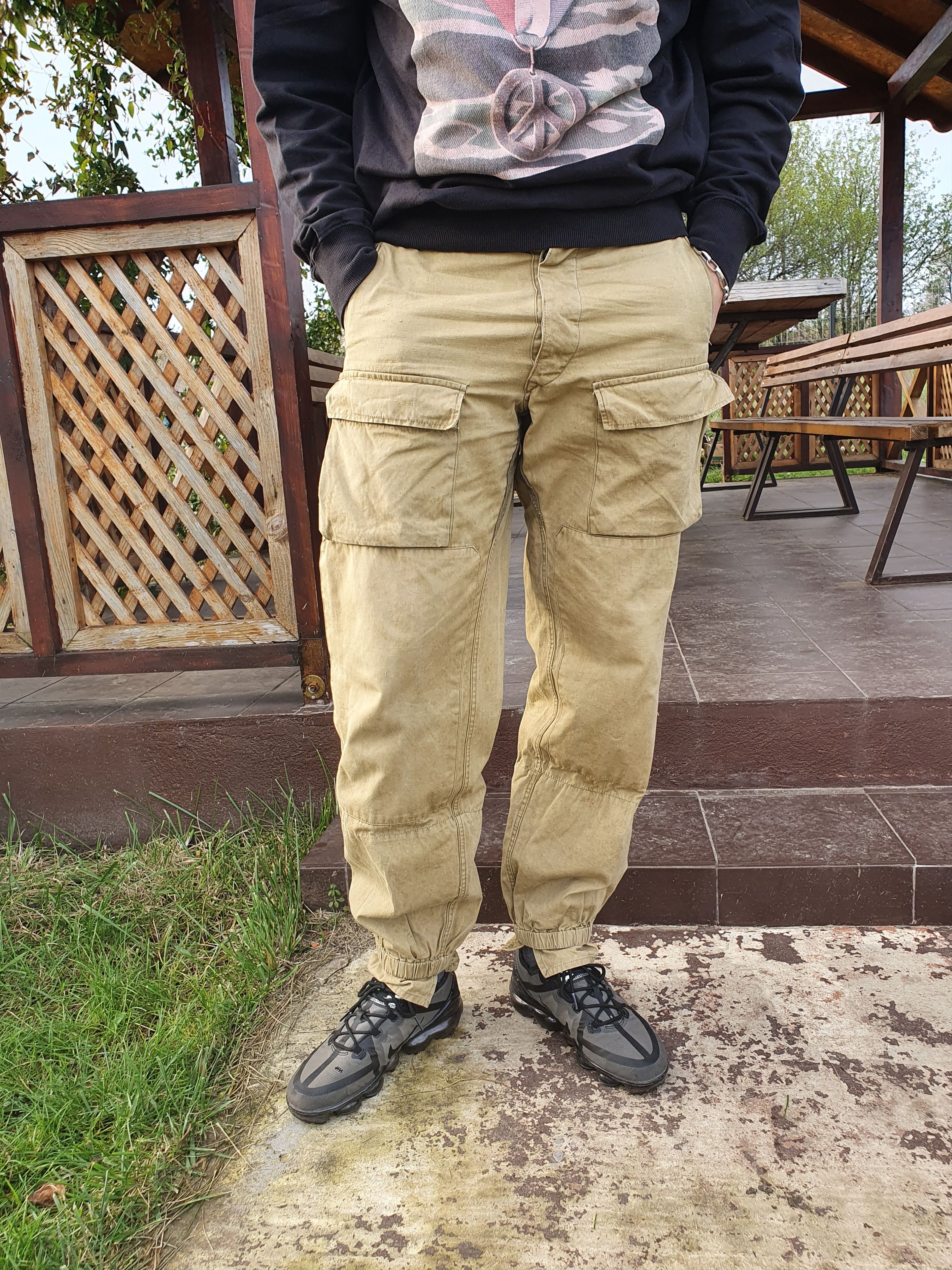 Vintage 70s Rare USSR Vintage Cargo Tactical Military Utility Pants Size US 32 / EU 48 - 3 Thumbnail