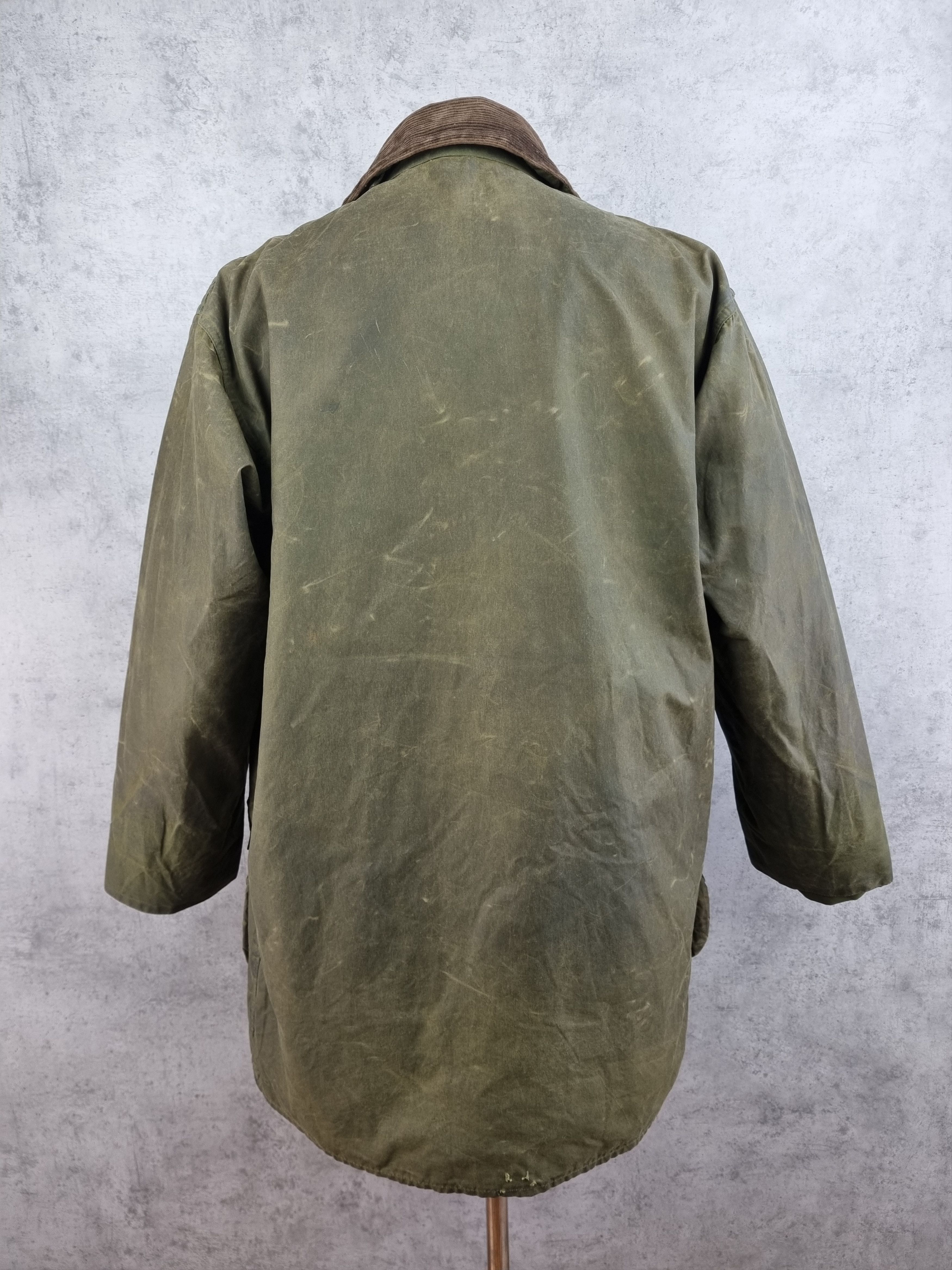 Barbour Waxed Barbour Border Parka England Corduroy Neck Jacket Size US L / EU 52-54 / 3 - 11 Thumbnail