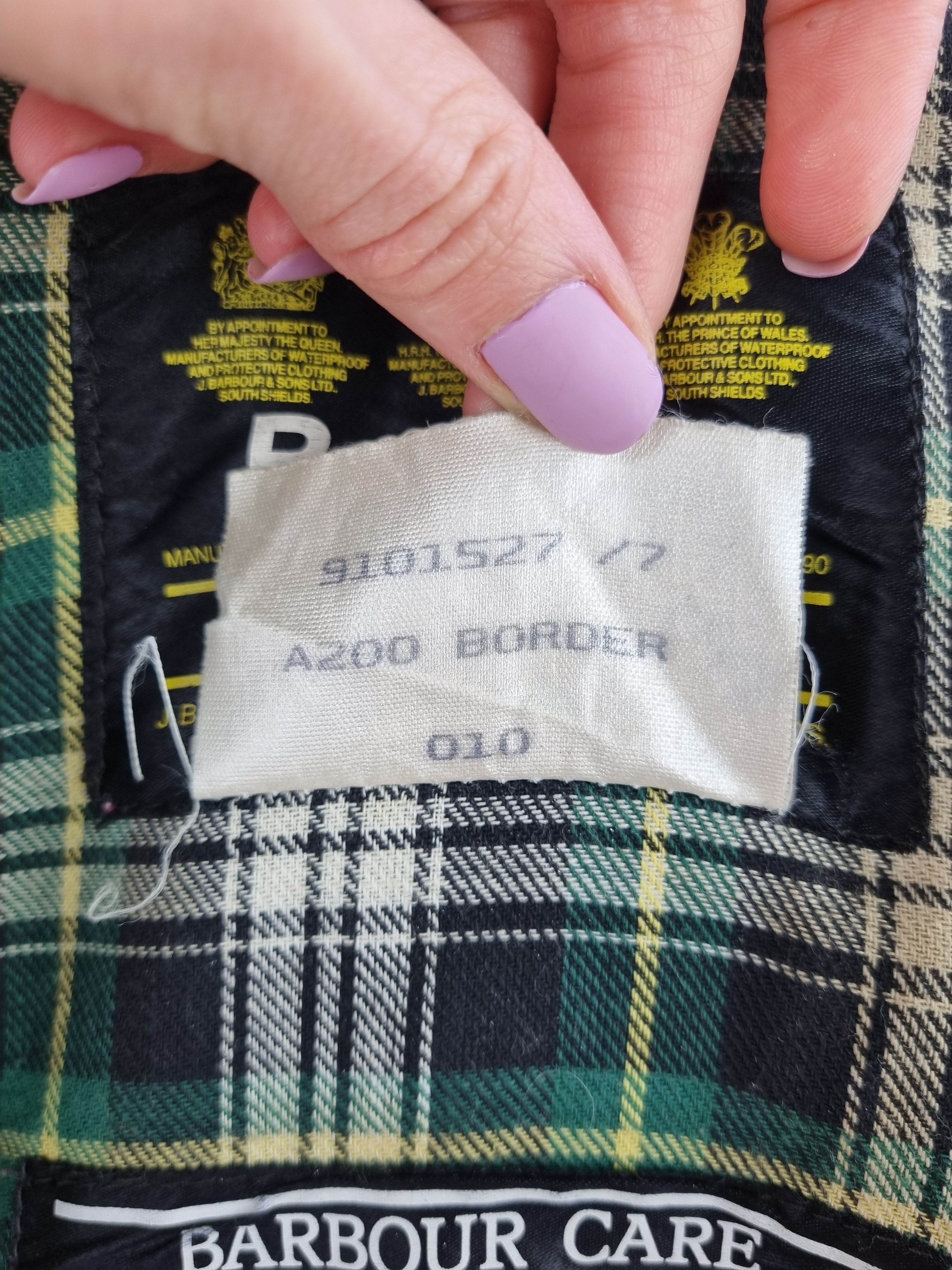 Barbour Waxed Barbour Border Parka England Corduroy Neck Jacket Size US L / EU 52-54 / 3 - 16 Thumbnail